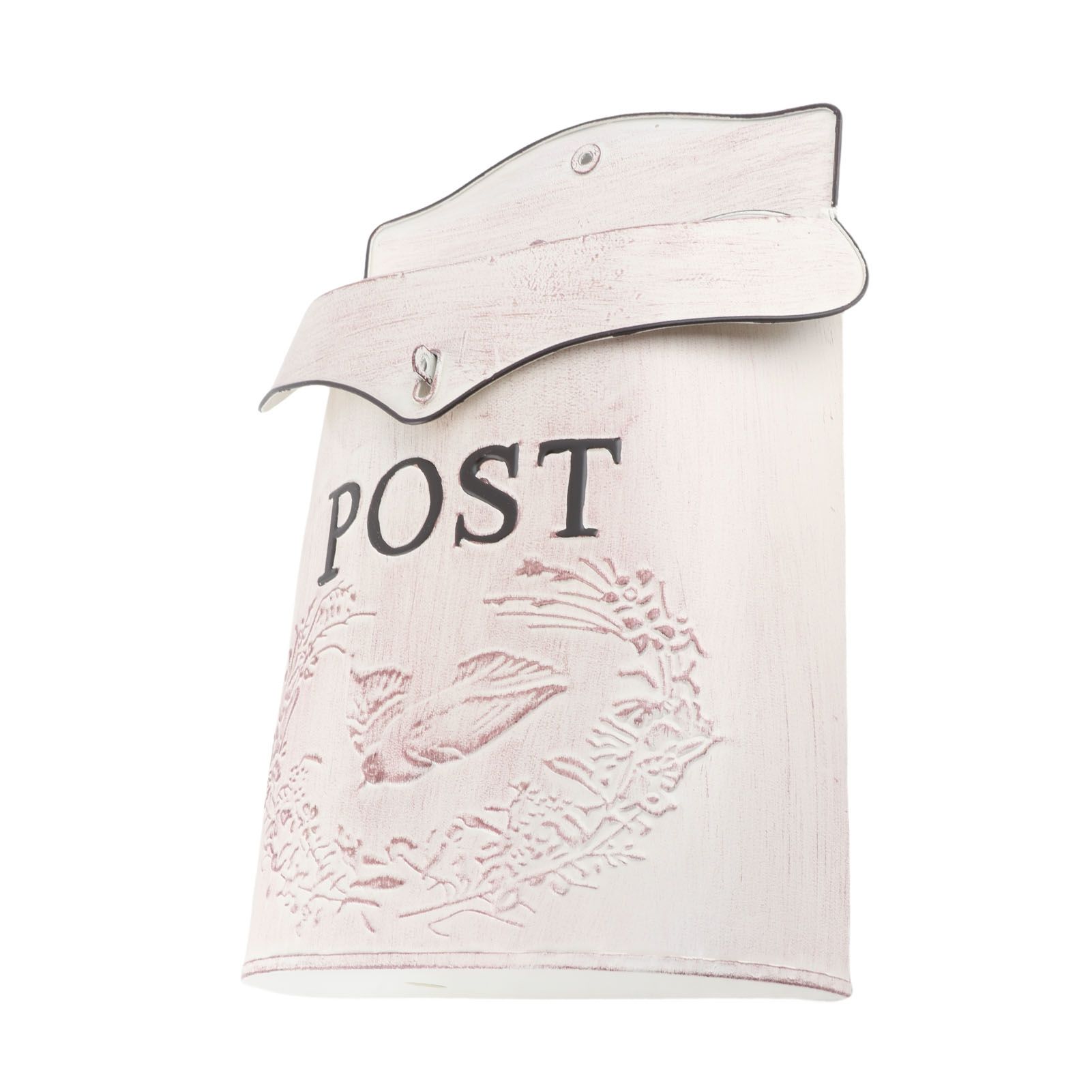 Wall Mount Letter Box Metal Bird Pattern Large Capacity Water Proof Wall view 5