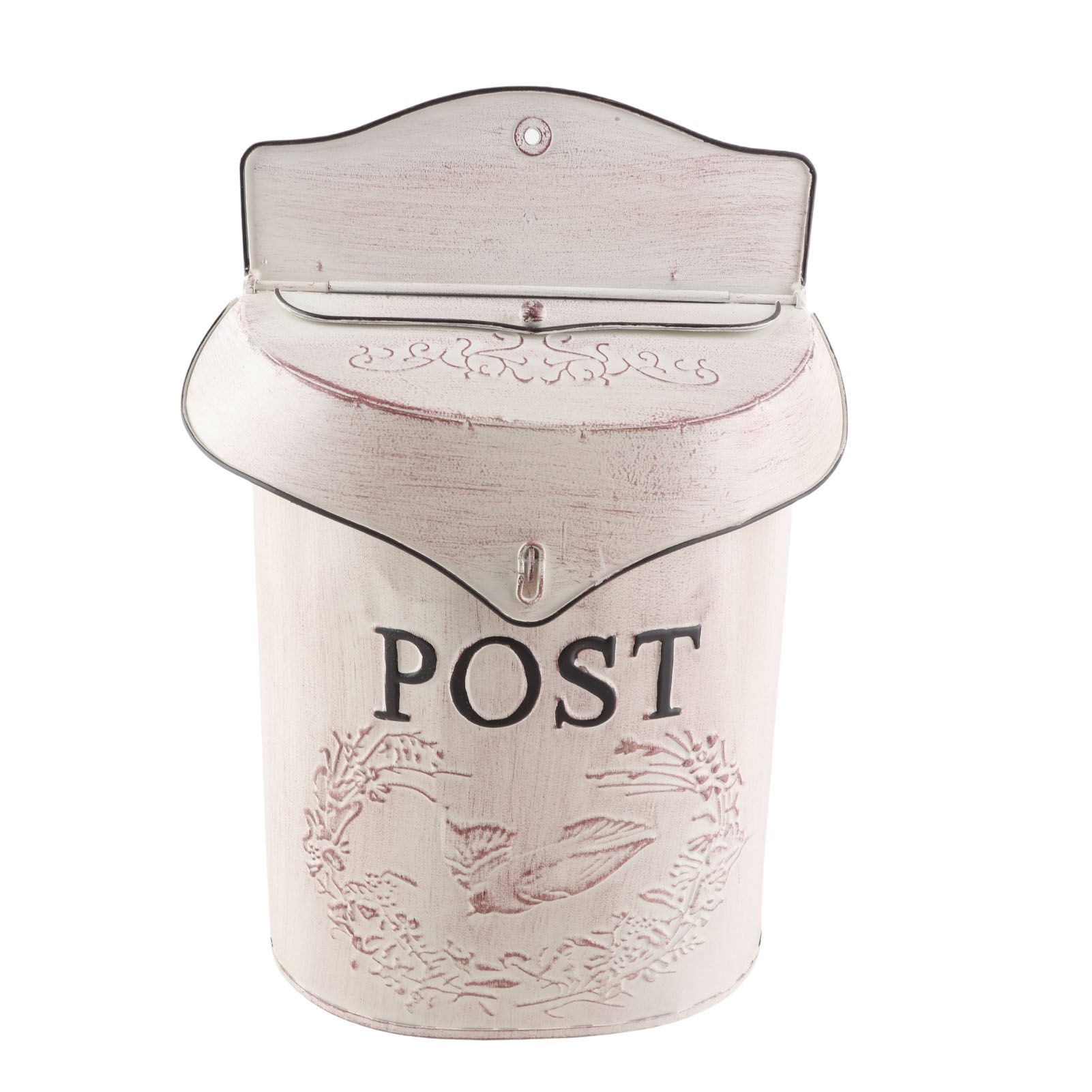 Wall Mount Letter Box Metal Bird Pattern Large Capacity Water Proof Wall view 8