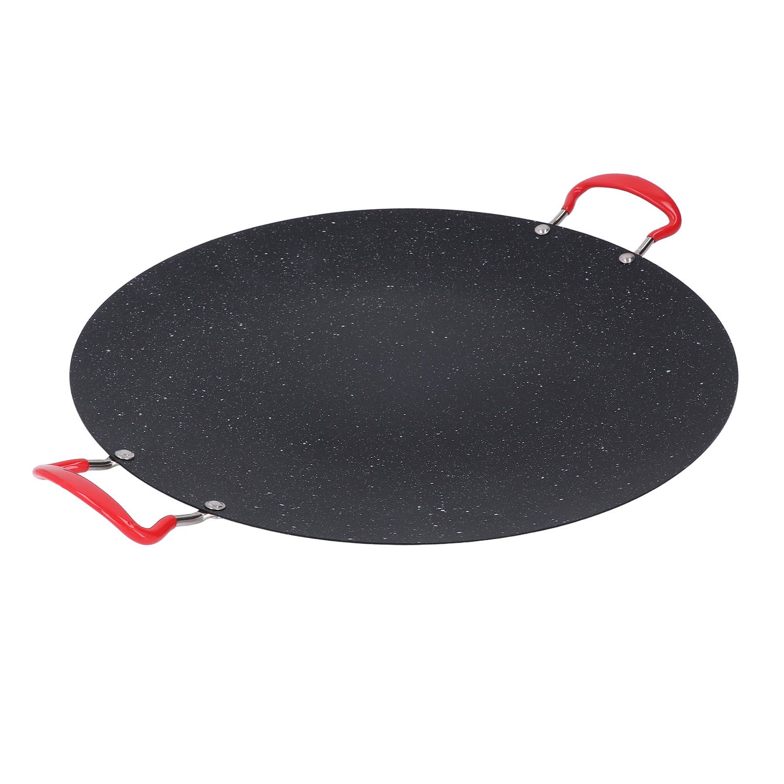 Korean Grill Pan Non Stick Round Portable BBQ Flat Griddle Outdoor Camping view 4