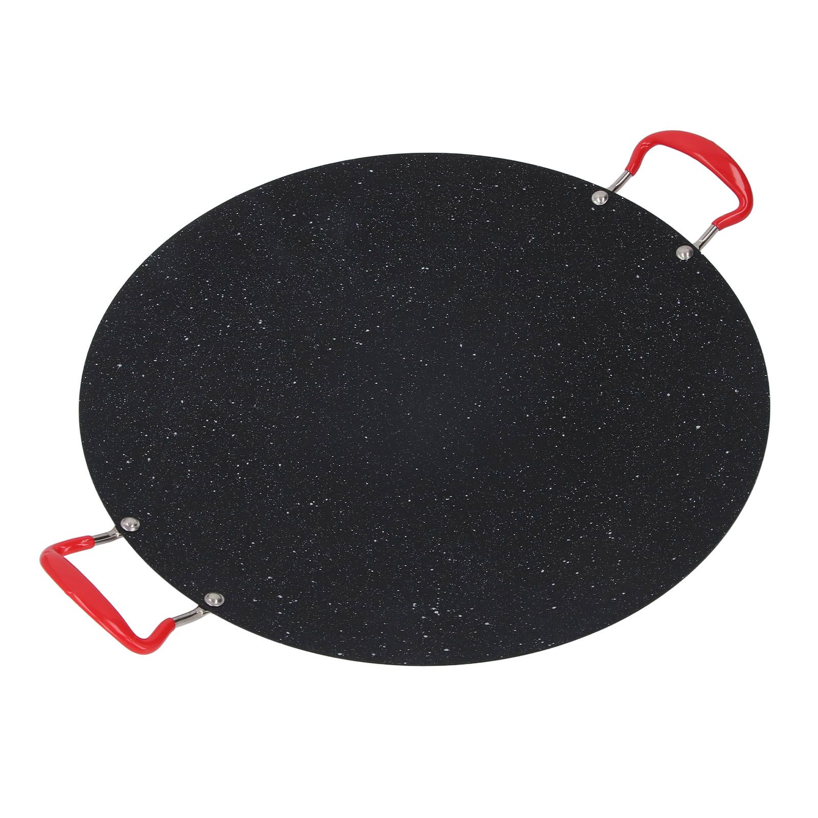 Korean Grill Pan Non Stick Round Portable BBQ Flat Griddle Outdoor Camping view 9