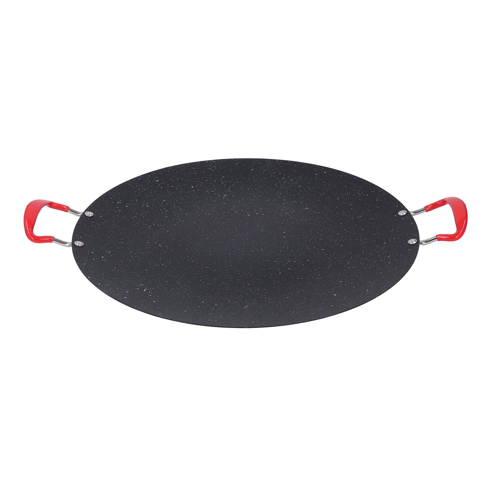 Korean Grill Pan Non Stick Round Portable BBQ Flat Griddle Outdoor Camping view 6