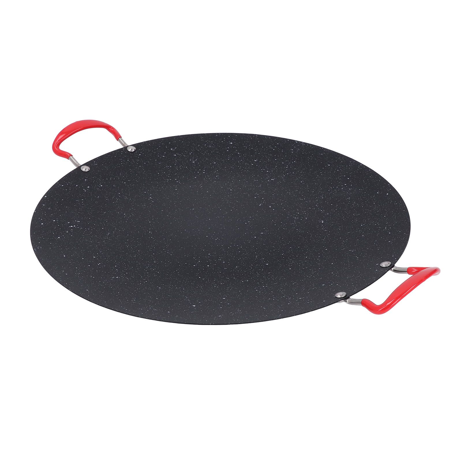Korean Grill Pan Non Stick Round Portable BBQ Flat Griddle Outdoor Camping view 8