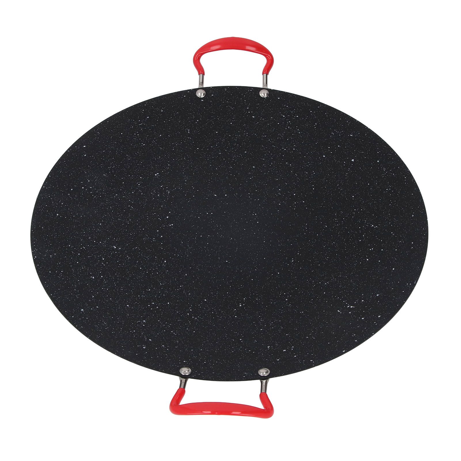 Korean Grill Pan Non Stick Round Portable BBQ Flat Griddle Outdoor Camping view 10