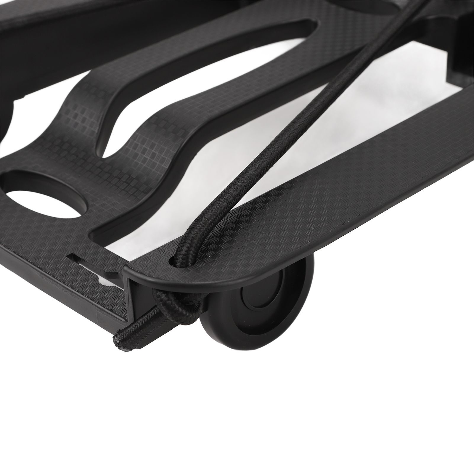 Folding Hand Truck Portable Large Capacity Sturdy 4 Secure Wheels Heavy Duty view 2