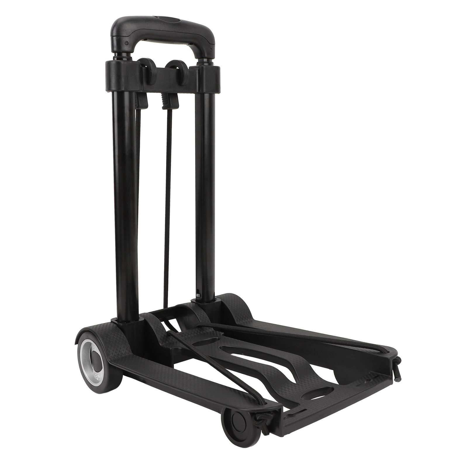 Folding Hand Truck Portable Large Capacity Sturdy 4 Secure Wheels Heavy Duty view 3