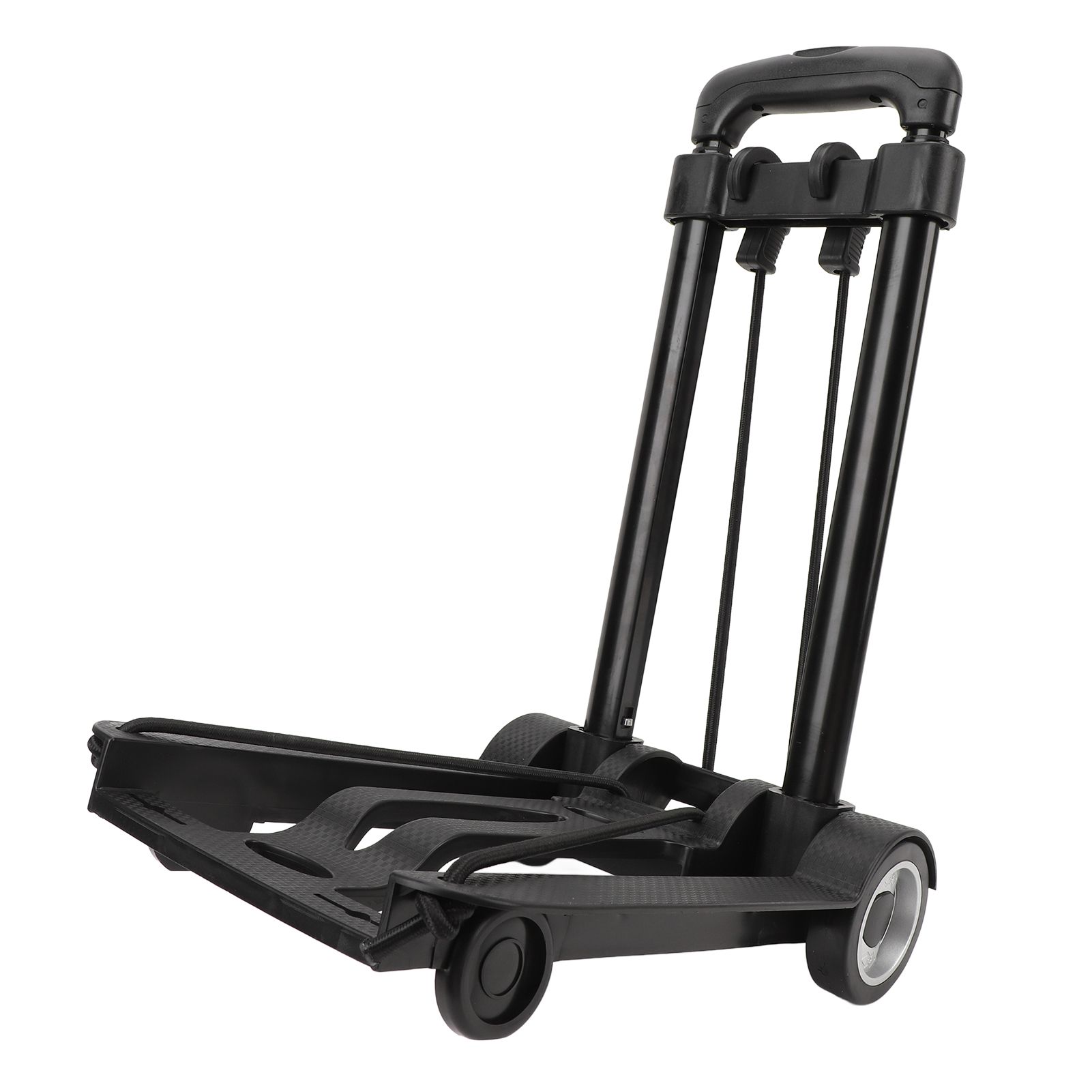 Folding Hand Truck Portable Large Capacity Sturdy 4 Secure Wheels Heavy Duty view 6