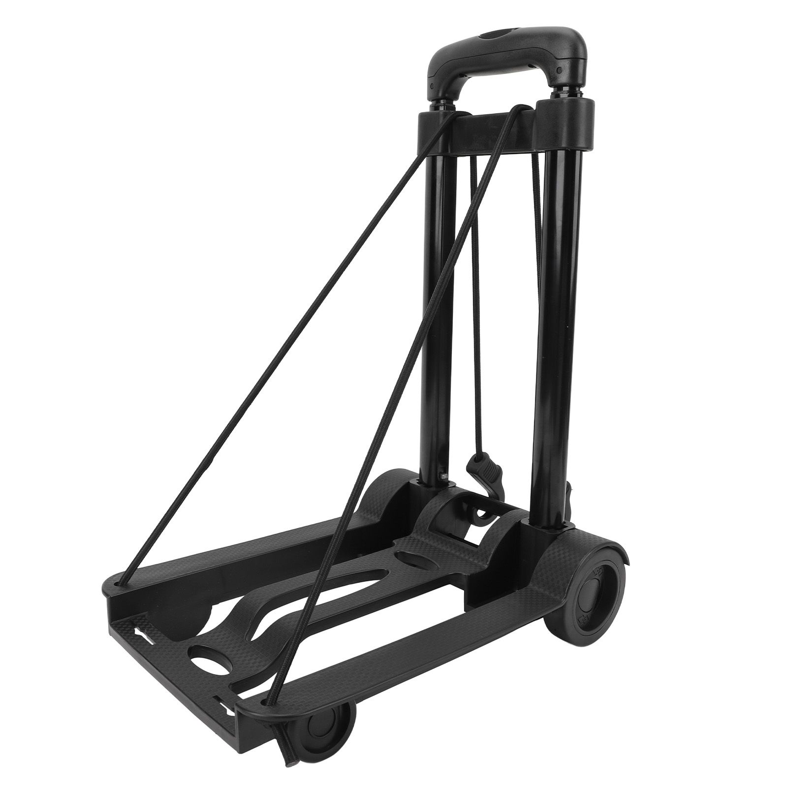 Folding Hand Truck Dolly Portable Lightweight Foldable Luggage Trolley Utility view 3