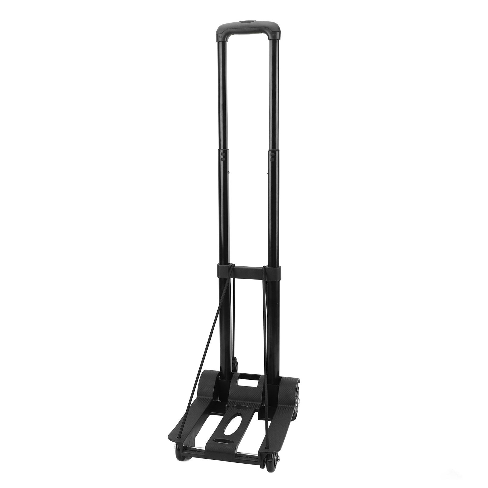 Folding Hand Truck 4 Wheels Iron Tube 99.2 Lb Load Bearing Foldable Luggage view 4