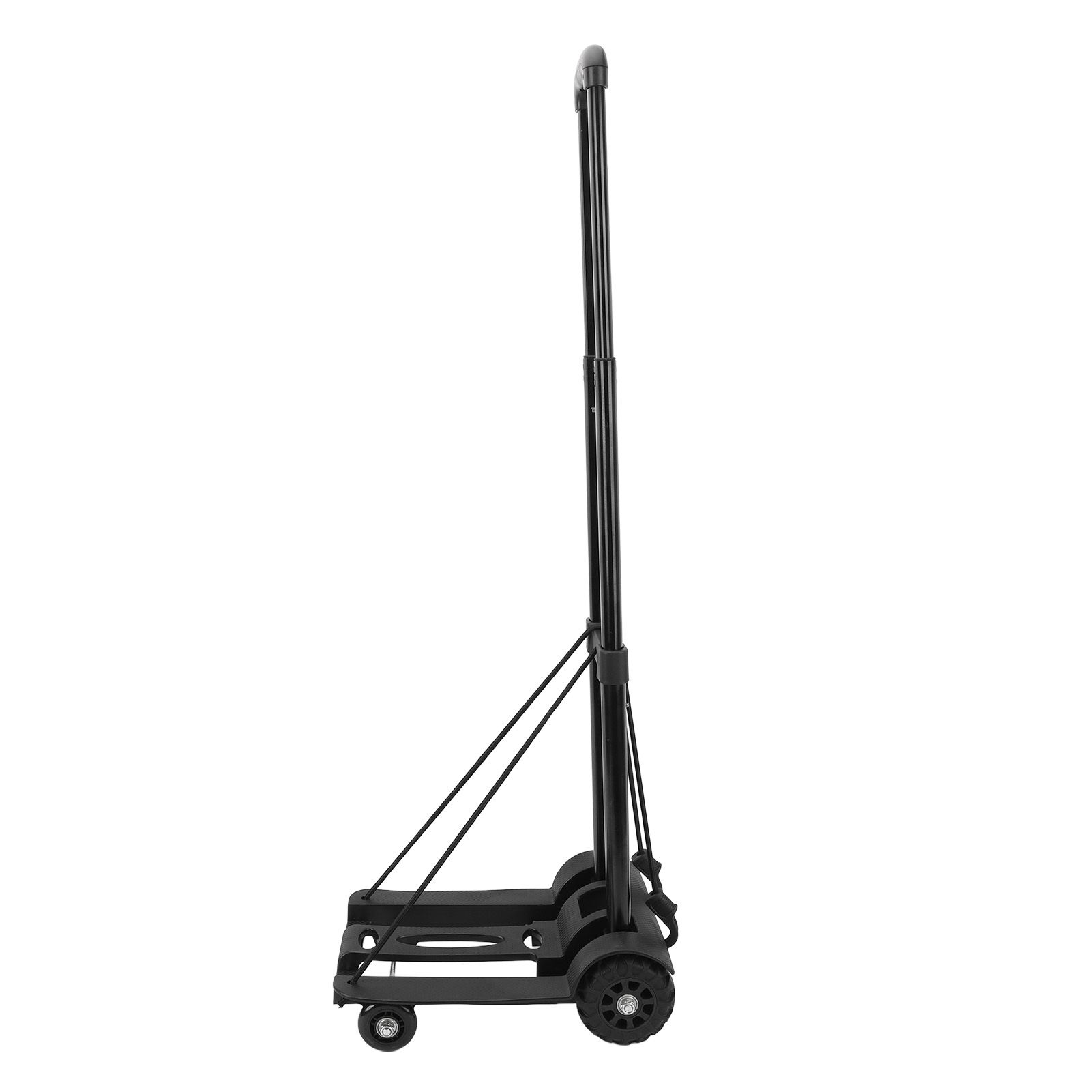 Folding Hand Truck 4 Wheels Iron Tube 99.2 Lb Load Bearing Foldable Luggage view 8