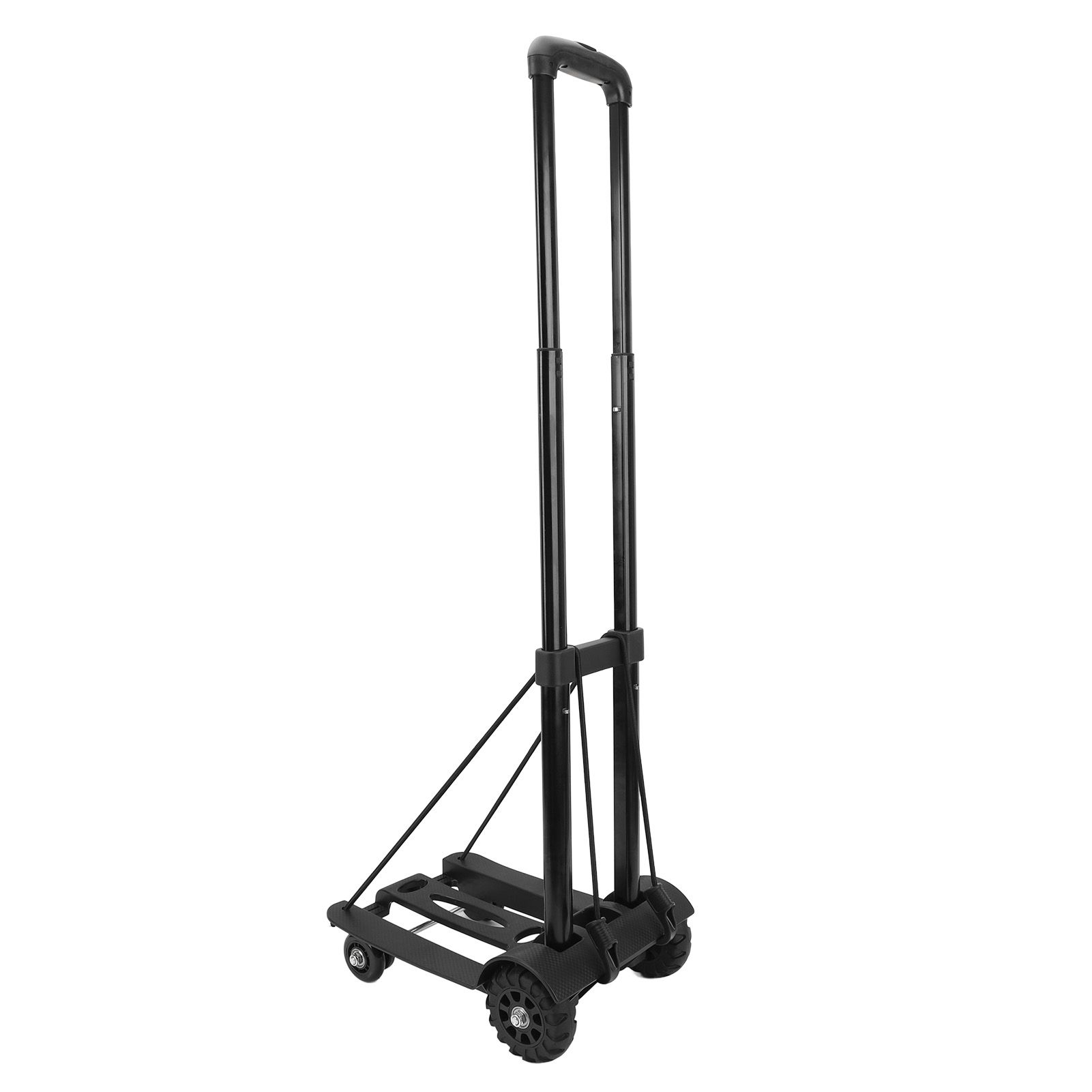 Folding Hand Truck 4 Wheels Iron Tube 99.2 Lb Load Bearing Foldable Luggage view 10
