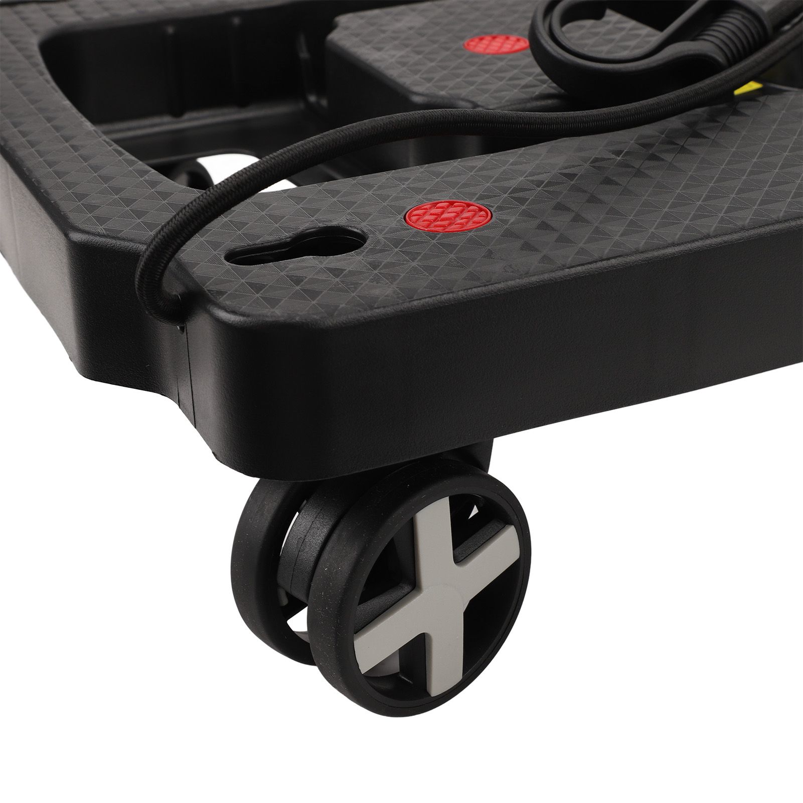 Folding Flat Cart with Wheels Portable Multifunctional Utility Dolly Platform view 2