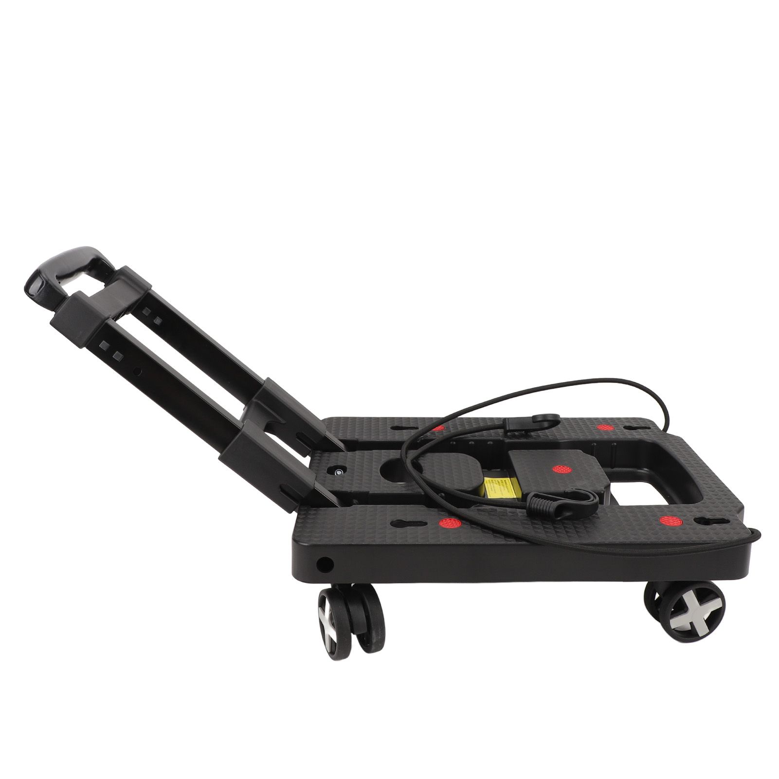 Folding Flat Cart with Wheels Portable Multifunctional Utility Dolly Platform view 4