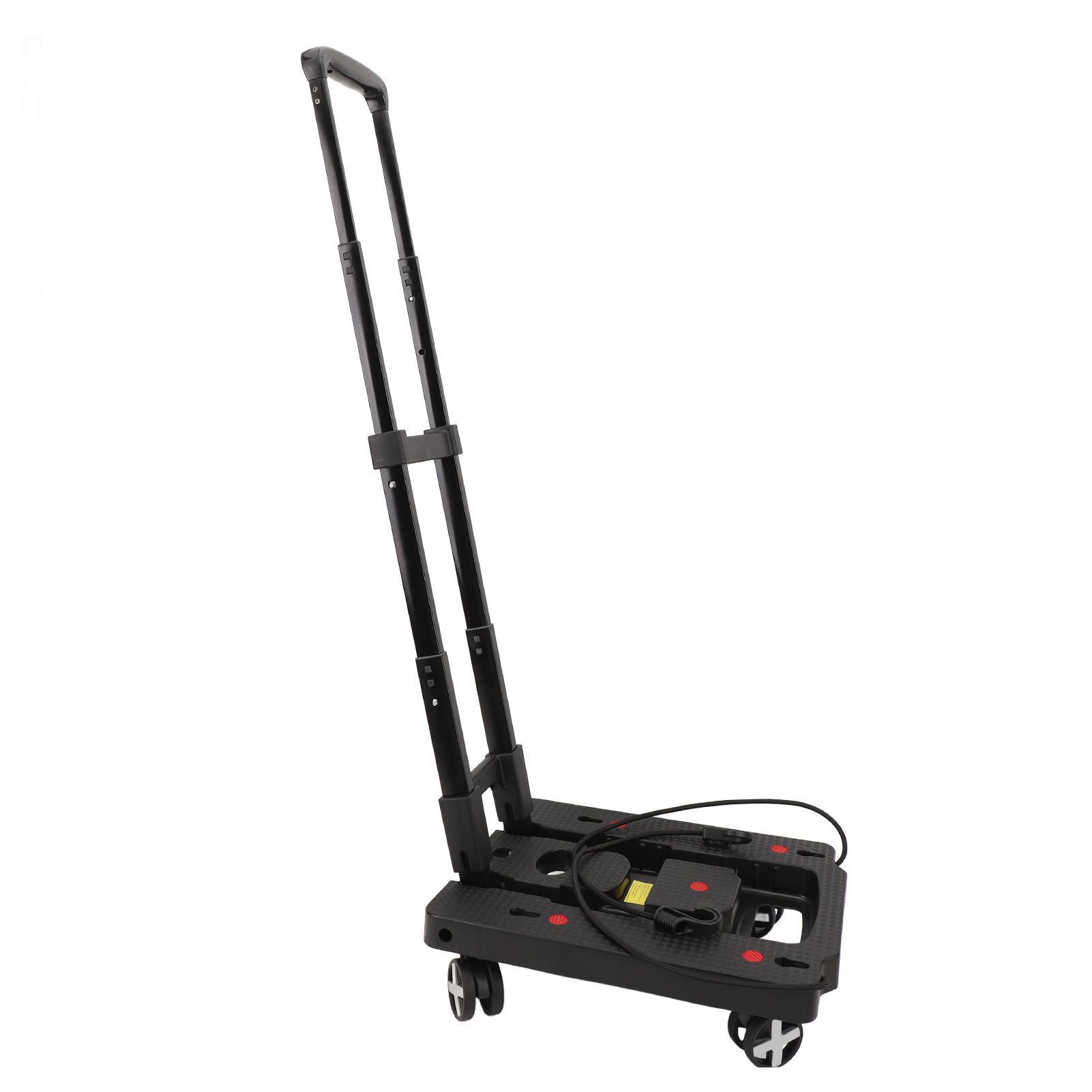 Folding Flat Cart with Wheels Portable Multifunctional Utility Dolly Platform view 9