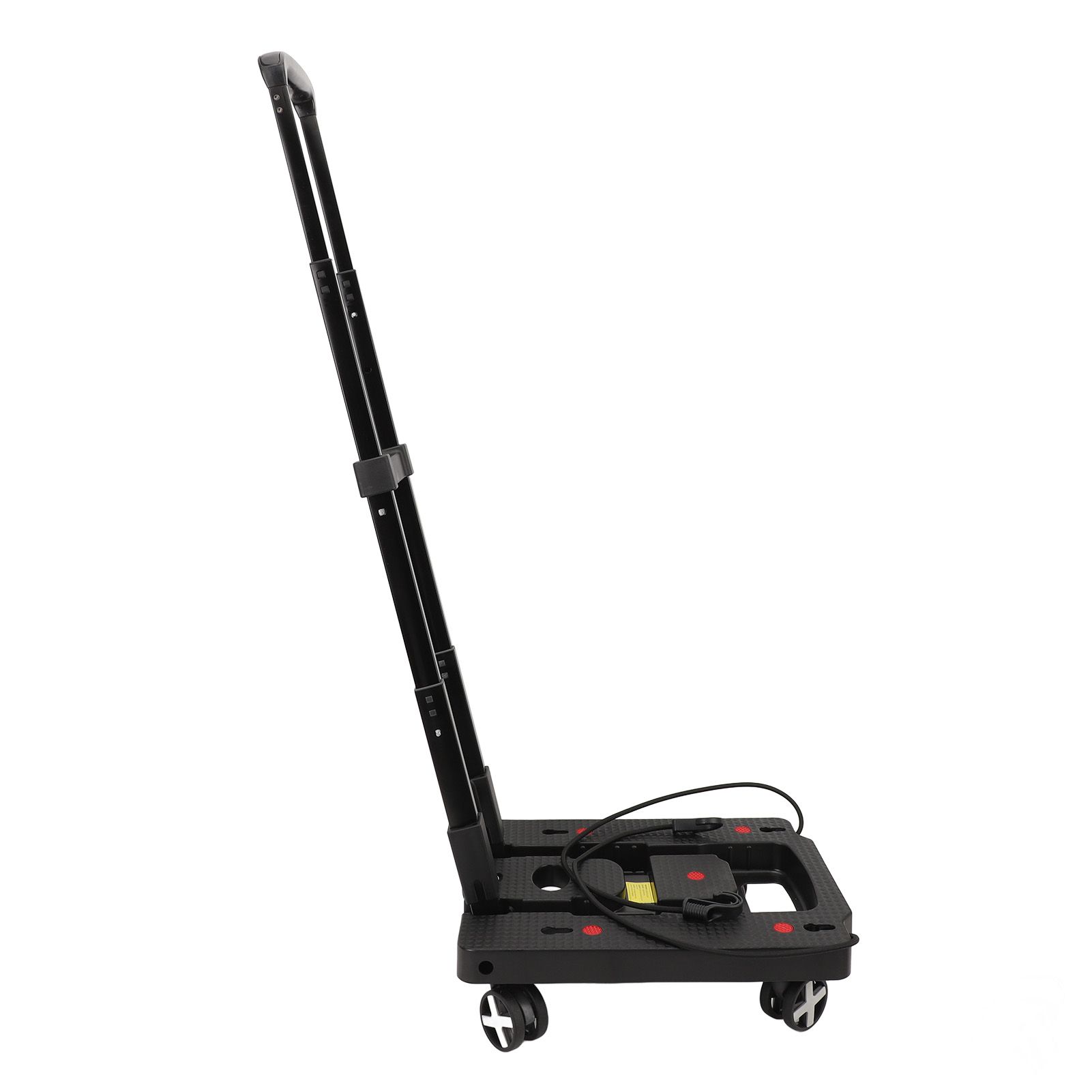 Folding Flat Cart with Wheels Portable Multifunctional Utility Dolly Platform view 10