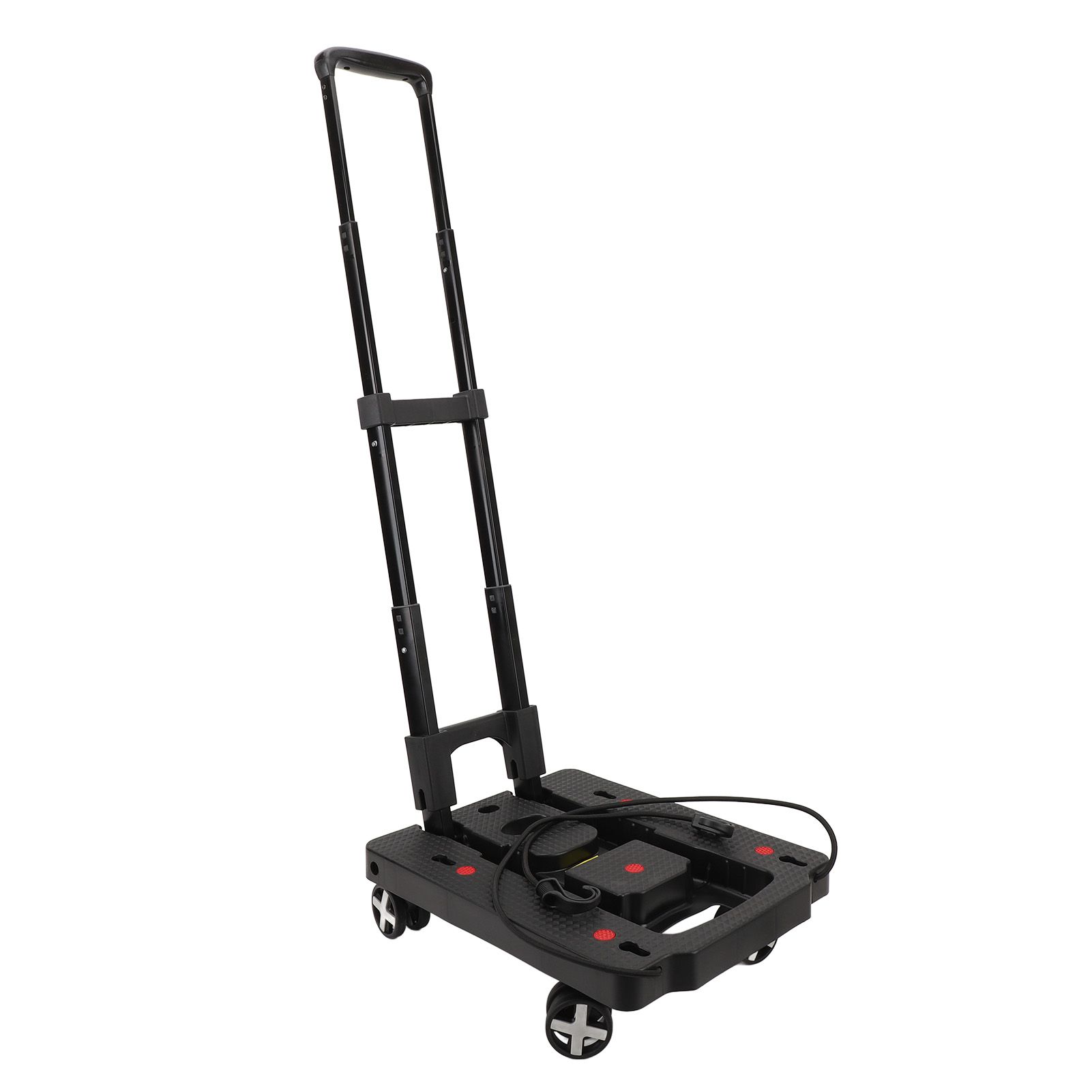 Folding Flat Cart with Wheels Portable Multifunctional Utility Dolly Platform view 11