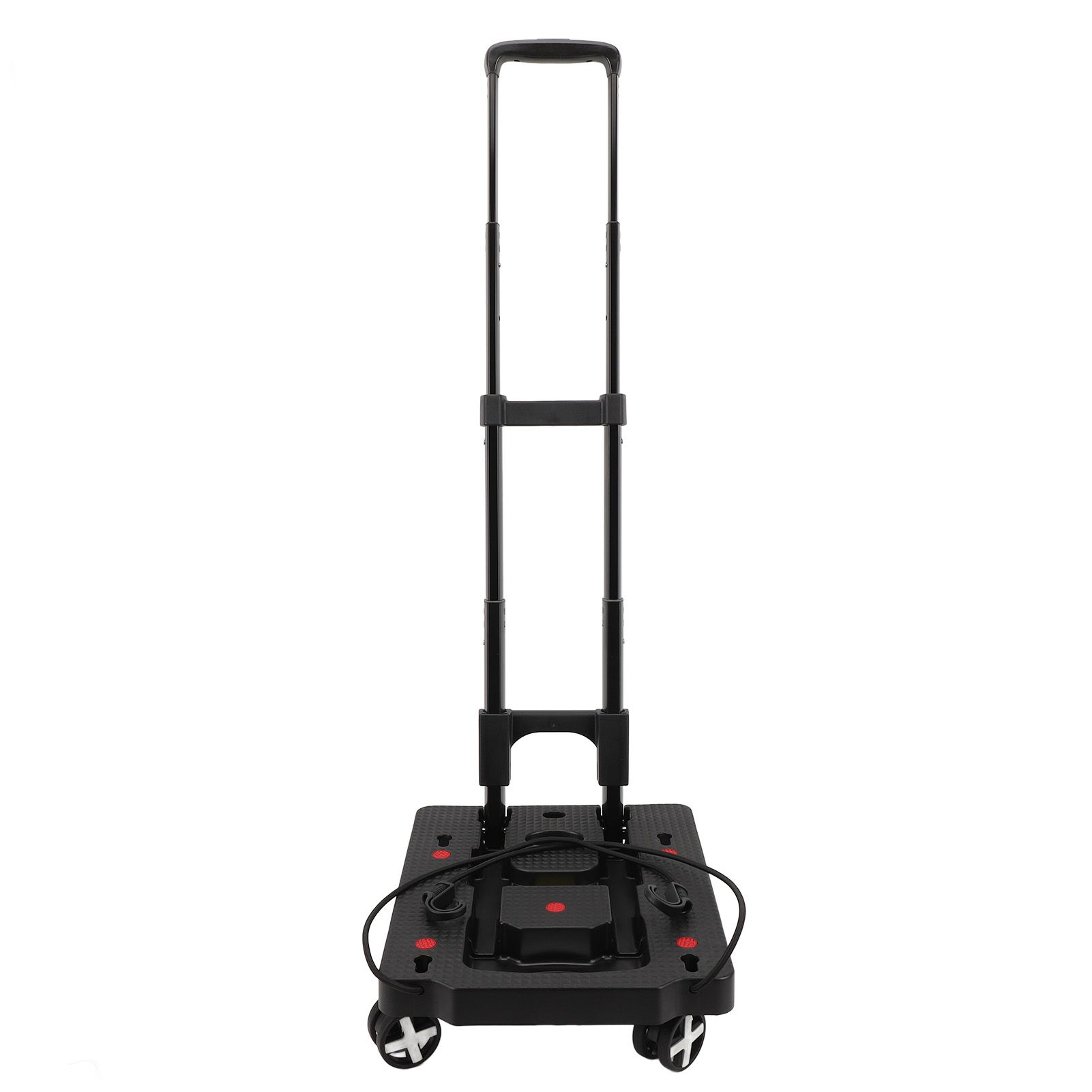 Folding Flat Cart with Wheels Portable Multifunctional Utility Dolly Platform view 12
