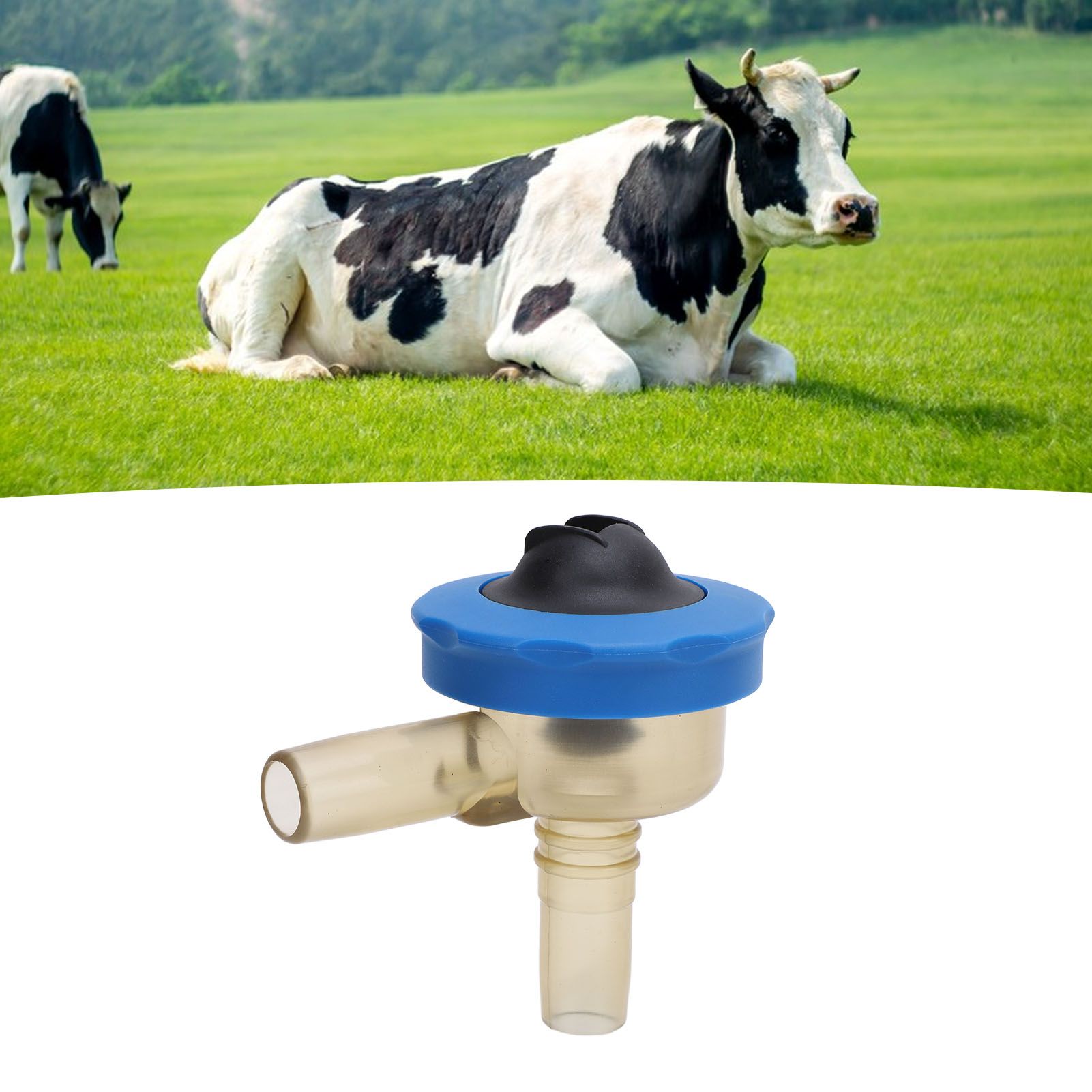PSU Air Shut Off Valve Cow Milking Machine Vacuum Globe Valve with Flow Sensor view 12