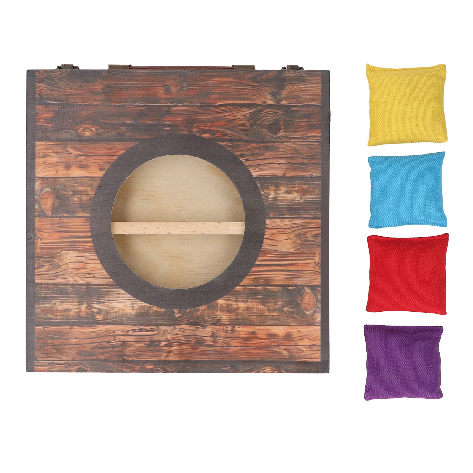 Cornhole Game Set Portable Foldable Interactive Water Resistant Bean Bag Toss view 3