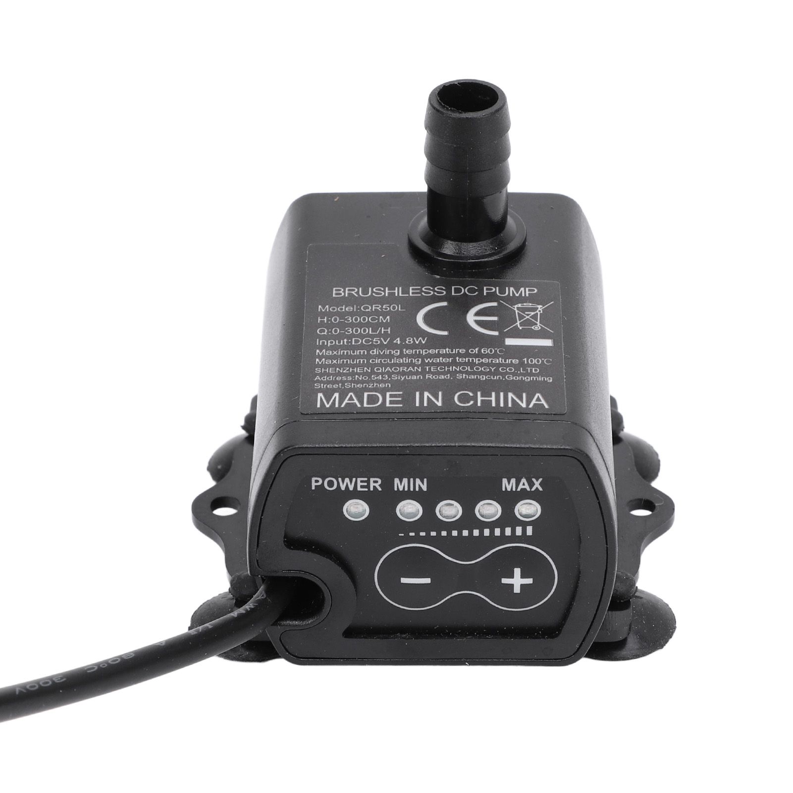 Submersible Water Pump Aquarium Fountain with Flow Adjustment Function USB view 9