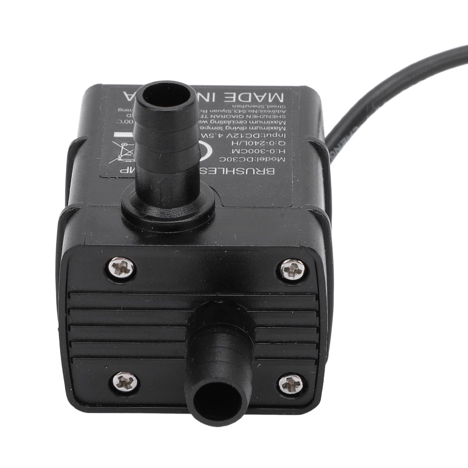 Micro Submersible Pump DC 12V 4.5W 240L/H 300cm Lift IP68 Brushless Water view 8