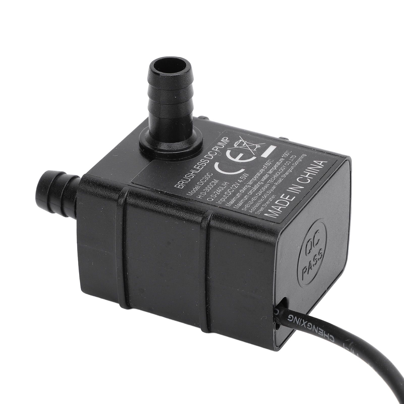Micro Submersible Pump DC 12V 4.5W 240L/H 300cm Lift IP68 Brushless Water view 11