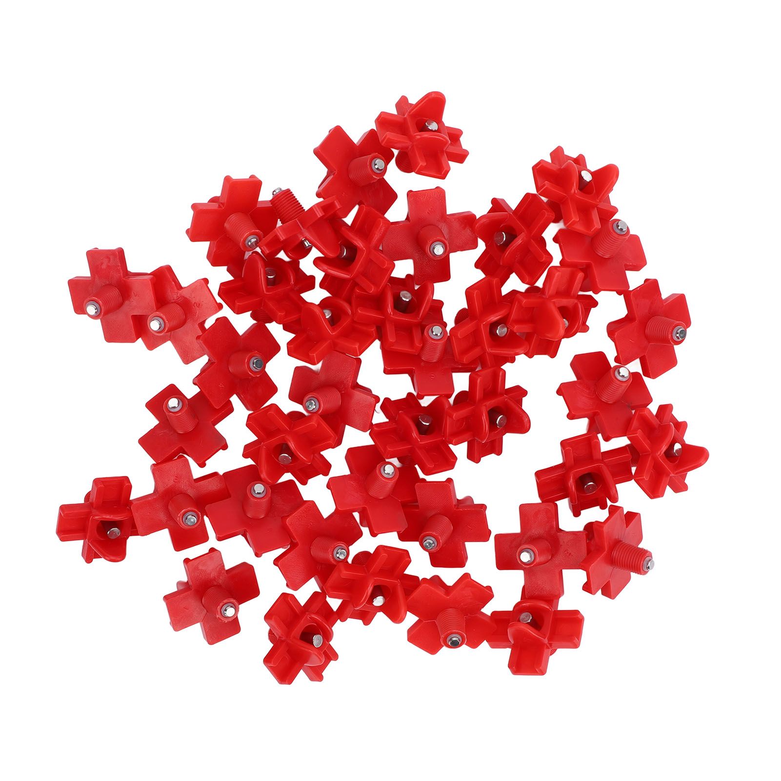 40PCS Chicken Waterer Nipples Plastic Steel Automatic Poultry Nipple Waterer