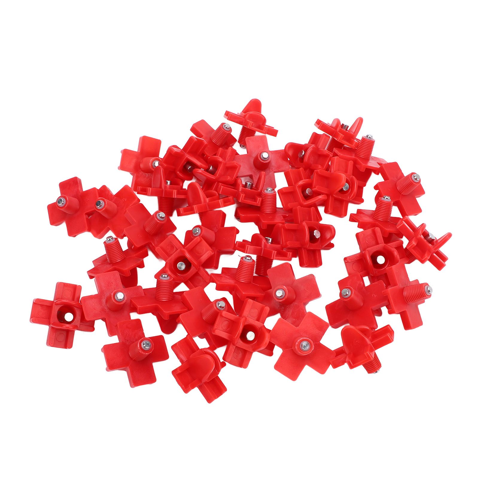 40PCS Chicken Waterer Nipples Plastic Steel Automatic Poultry Nipple Waterer view 4