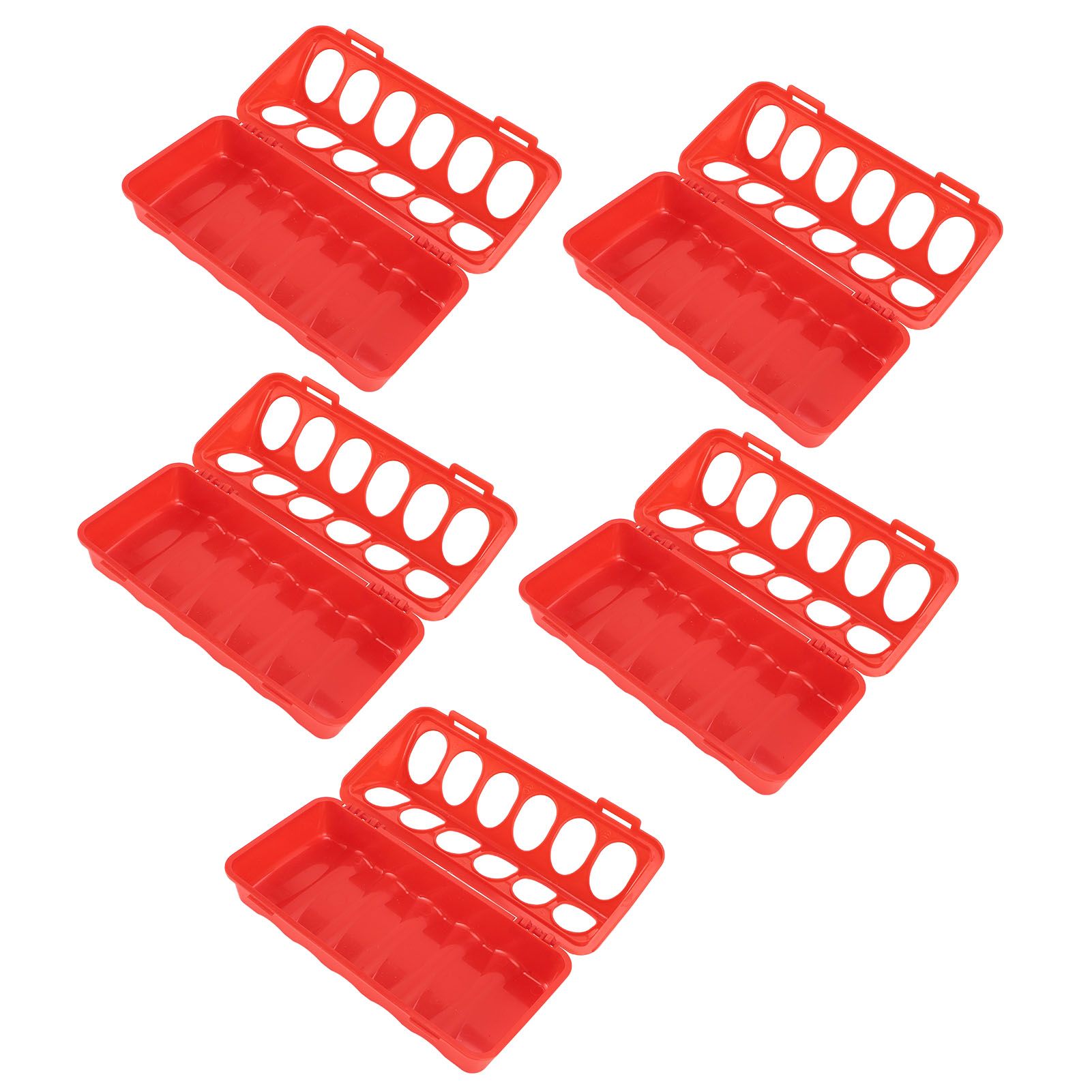 5pcs Flip Top Pigeon Feeder Anti Spill Feeding Tray No Waste No Mess Small view 4