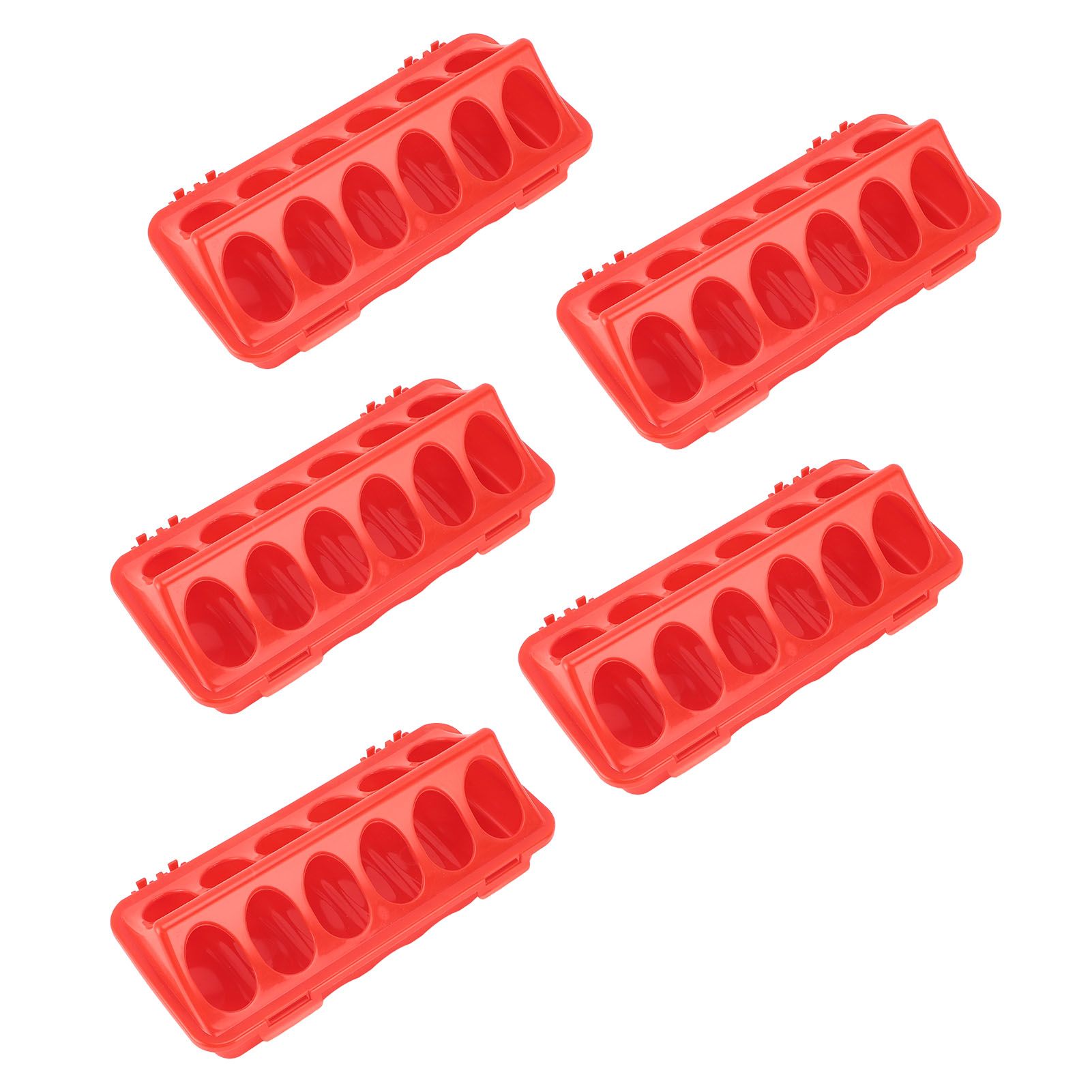5pcs Flip Top Pigeon Feeder Anti Spill Feeding Tray No Waste No Mess Small view 6