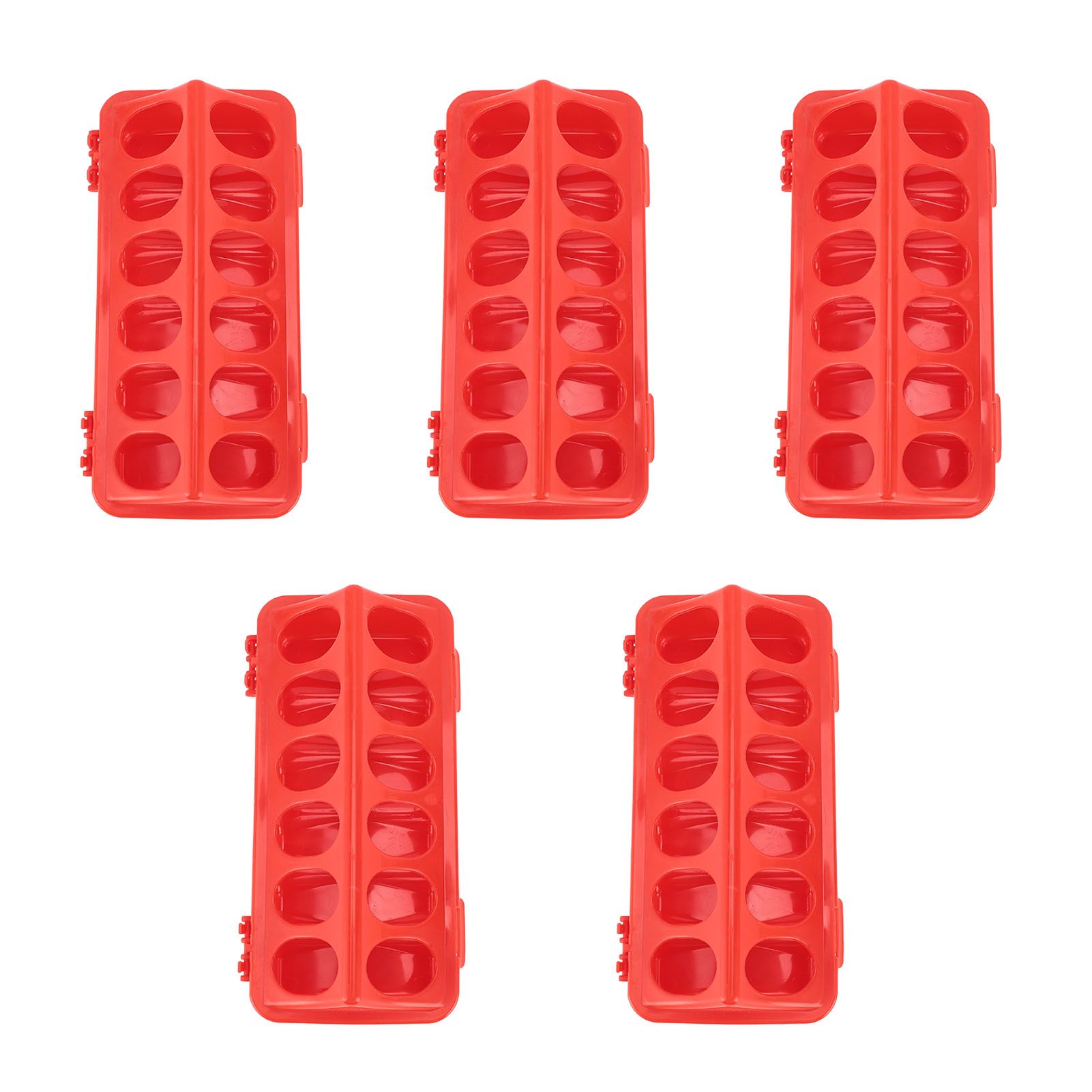 5pcs Flip Top Pigeon Feeder Anti Spill Feeding Tray No Waste No Mess Small view 9