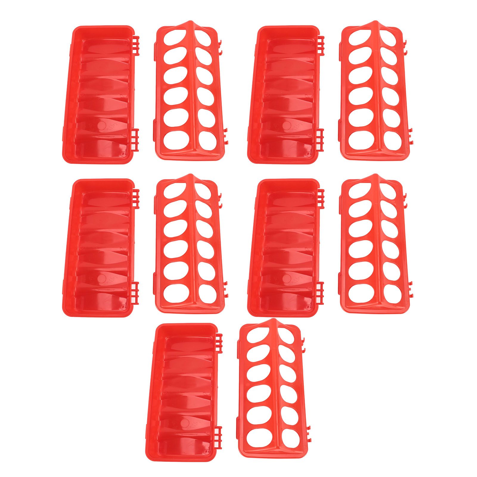 5pcs Flip Top Pigeon Feeder Anti Spill Feeding Tray No Waste No Mess Small view 11