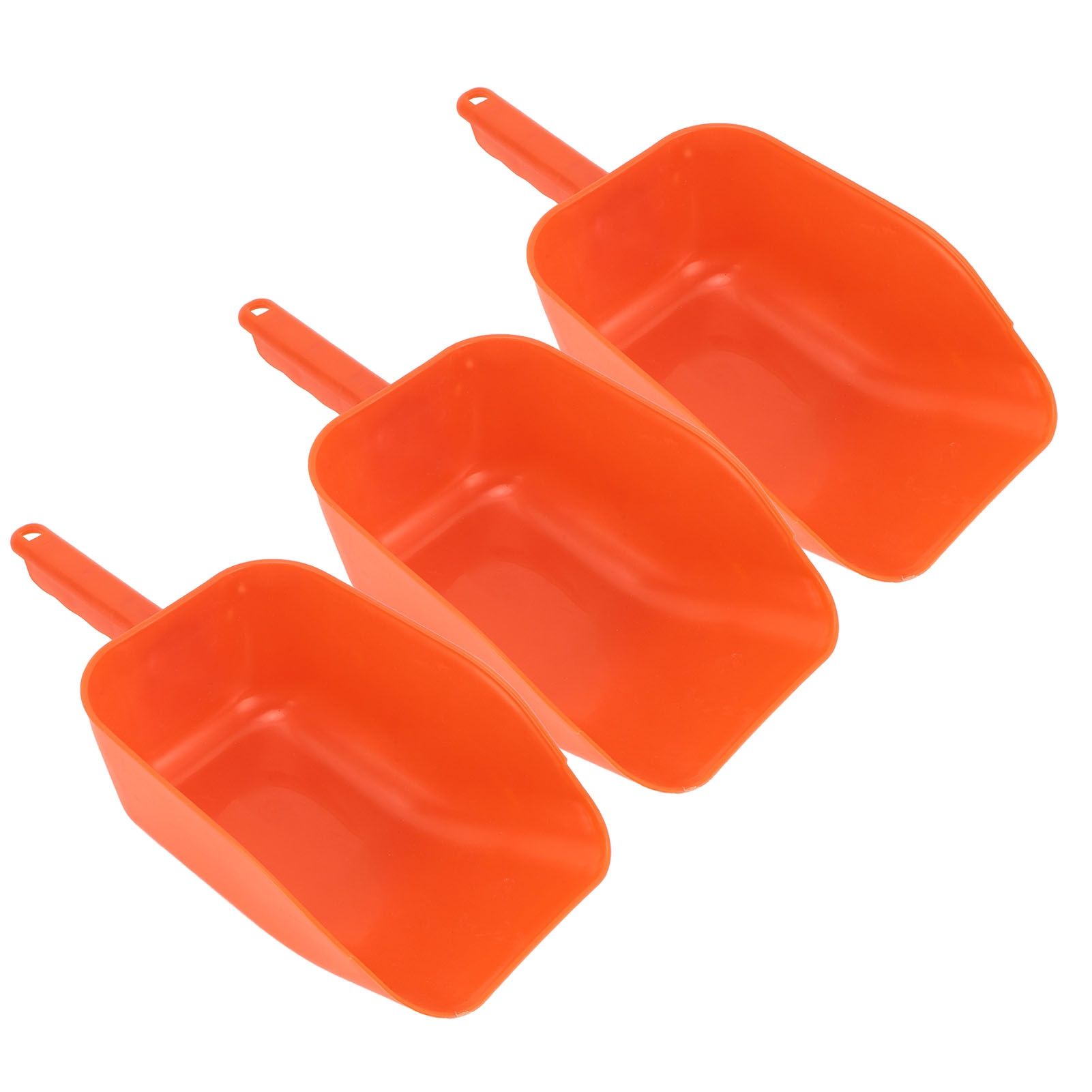 3pcs Plastic Feed Shovel Handheld Feeding Scoop Feed Ladle Portable Feeding