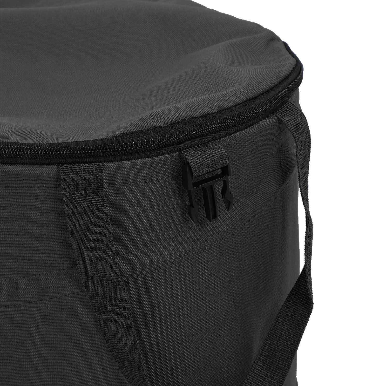 Camping Trash Can with Zippered Lid 24 Gallons Large Capacity Foldable view 5