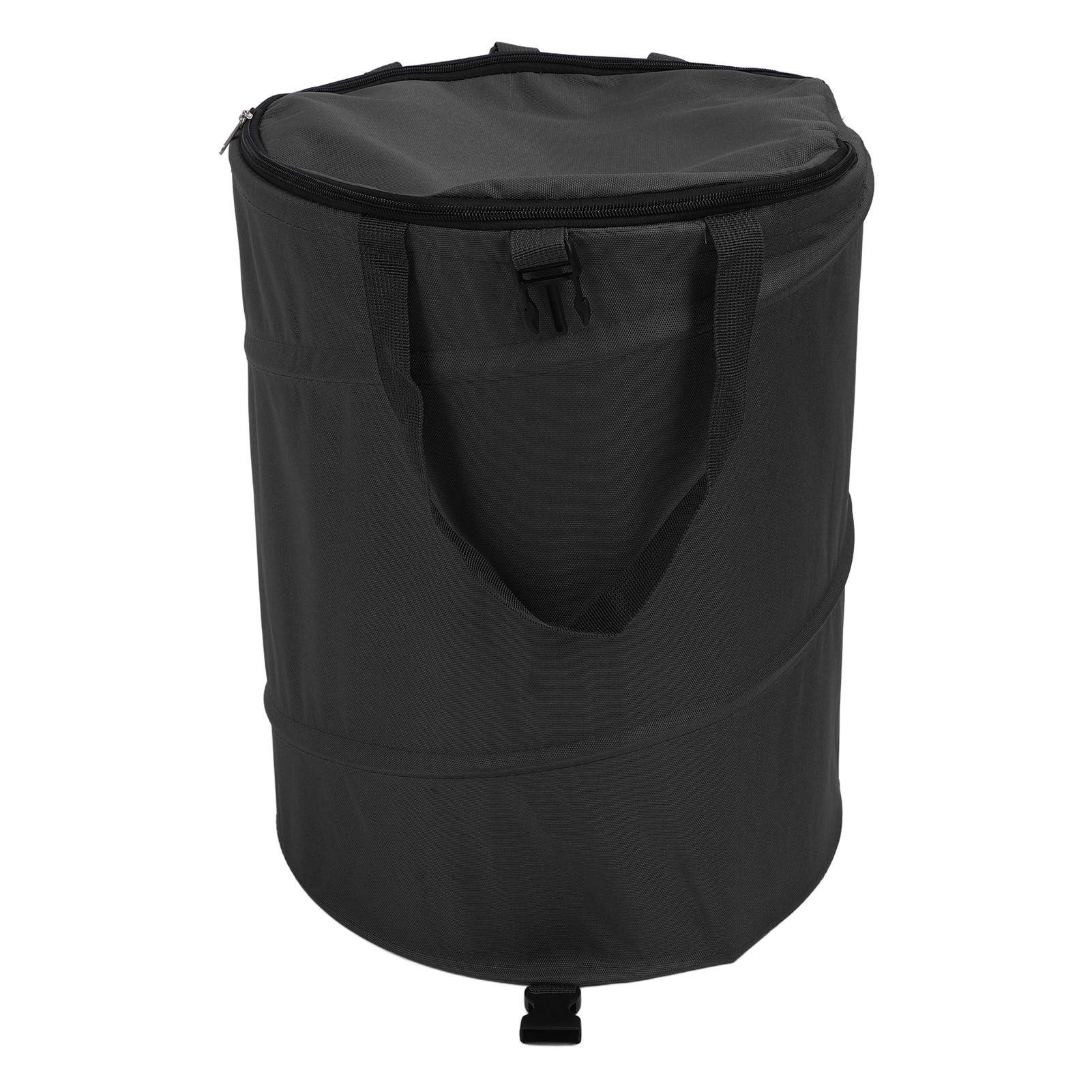 Camping Trash Can with Zippered Lid 24 Gallons Large Capacity Foldable view 6