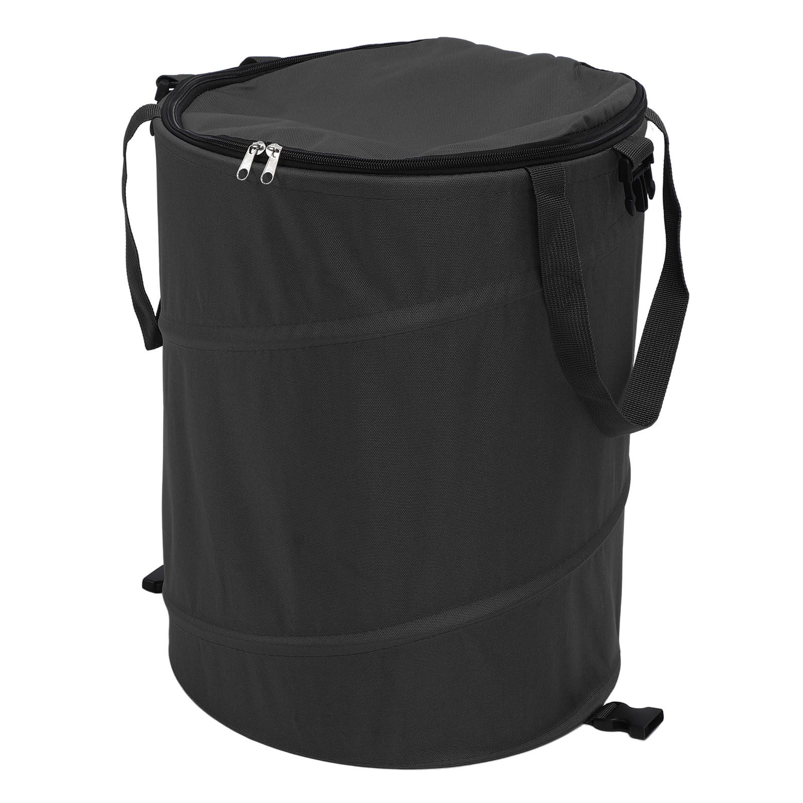 Camping Trash Can with Zippered Lid 24 Gallons Large Capacity Foldable view 8