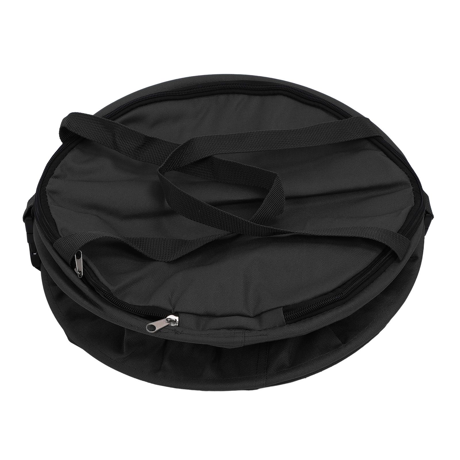 Camping Trash Can with Zippered Lid 24 Gallons Large Capacity Foldable view 12