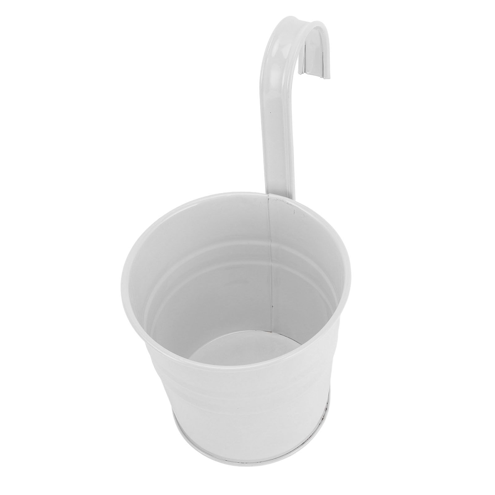 10Pcs Hanging Flower Pots with Removable Hooks Outdoor Indoor Plants Metal view 7