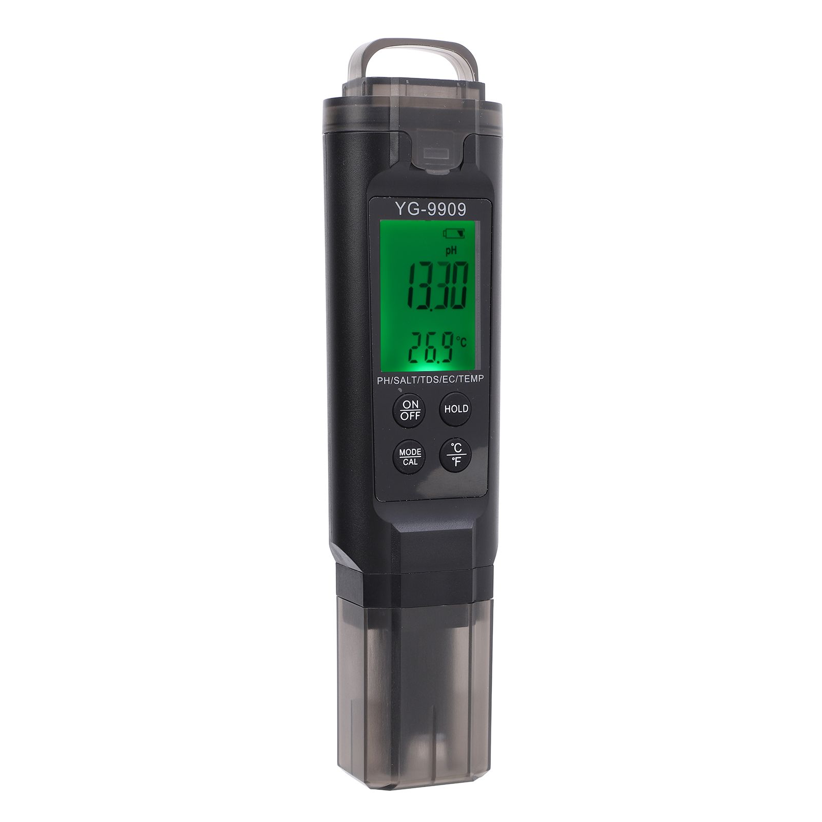 Water Quality Tester 5 in 1 Fish Tank Backlit LCD Screen Digital PH EC TDS view 10