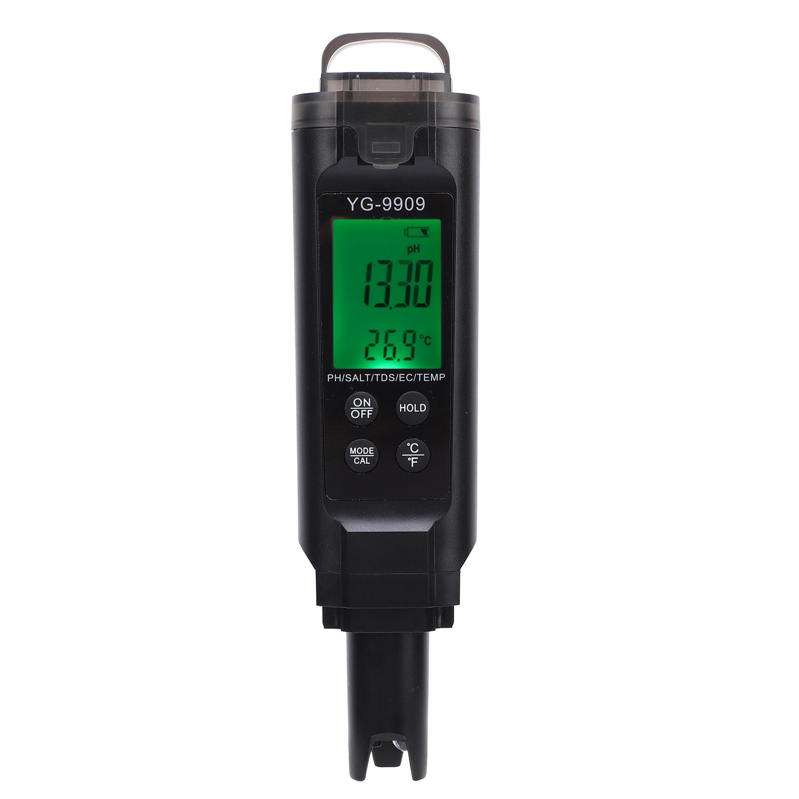 Water Quality Tester 5 in 1 Fish Tank Backlit LCD Screen Digital PH EC TDS view 11
