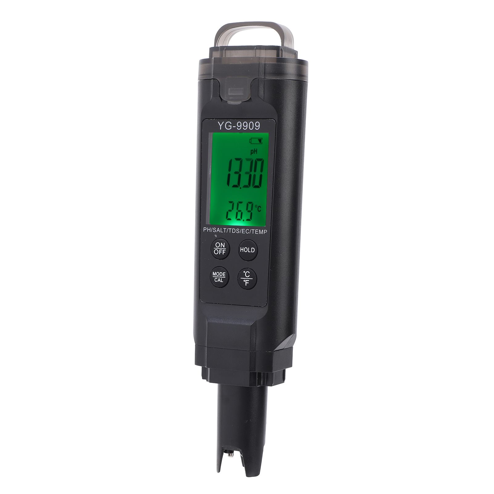 Water Quality Tester 5 in 1 Fish Tank Backlit LCD Screen Digital PH EC TDS view 12