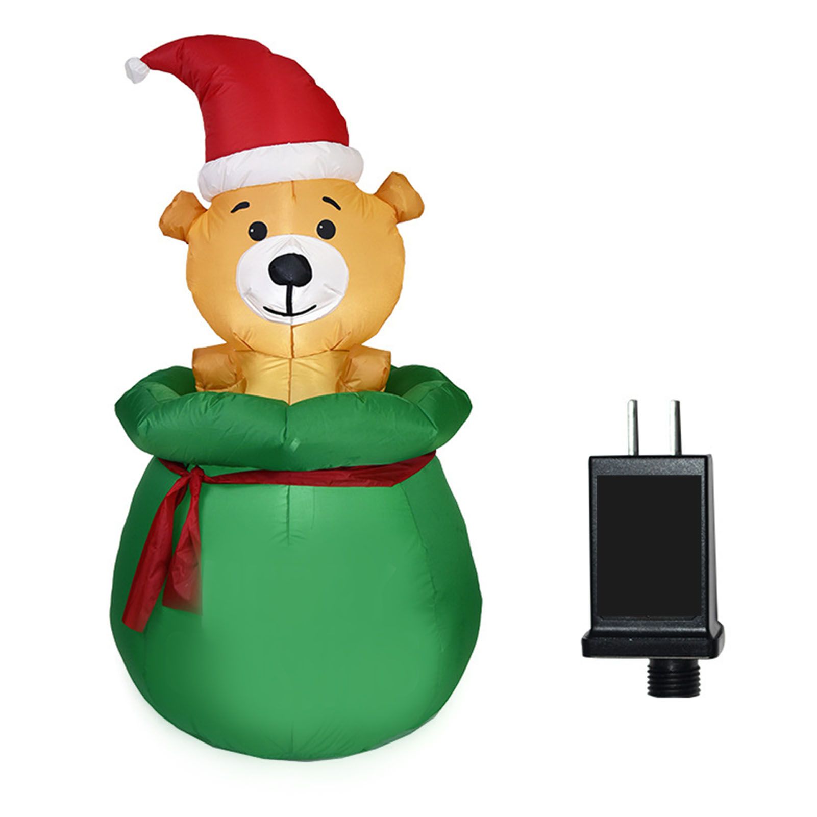Xmas Inflatable Bear Decoration Outdoor Yard Garden LED Light Luminous Air Model view 3