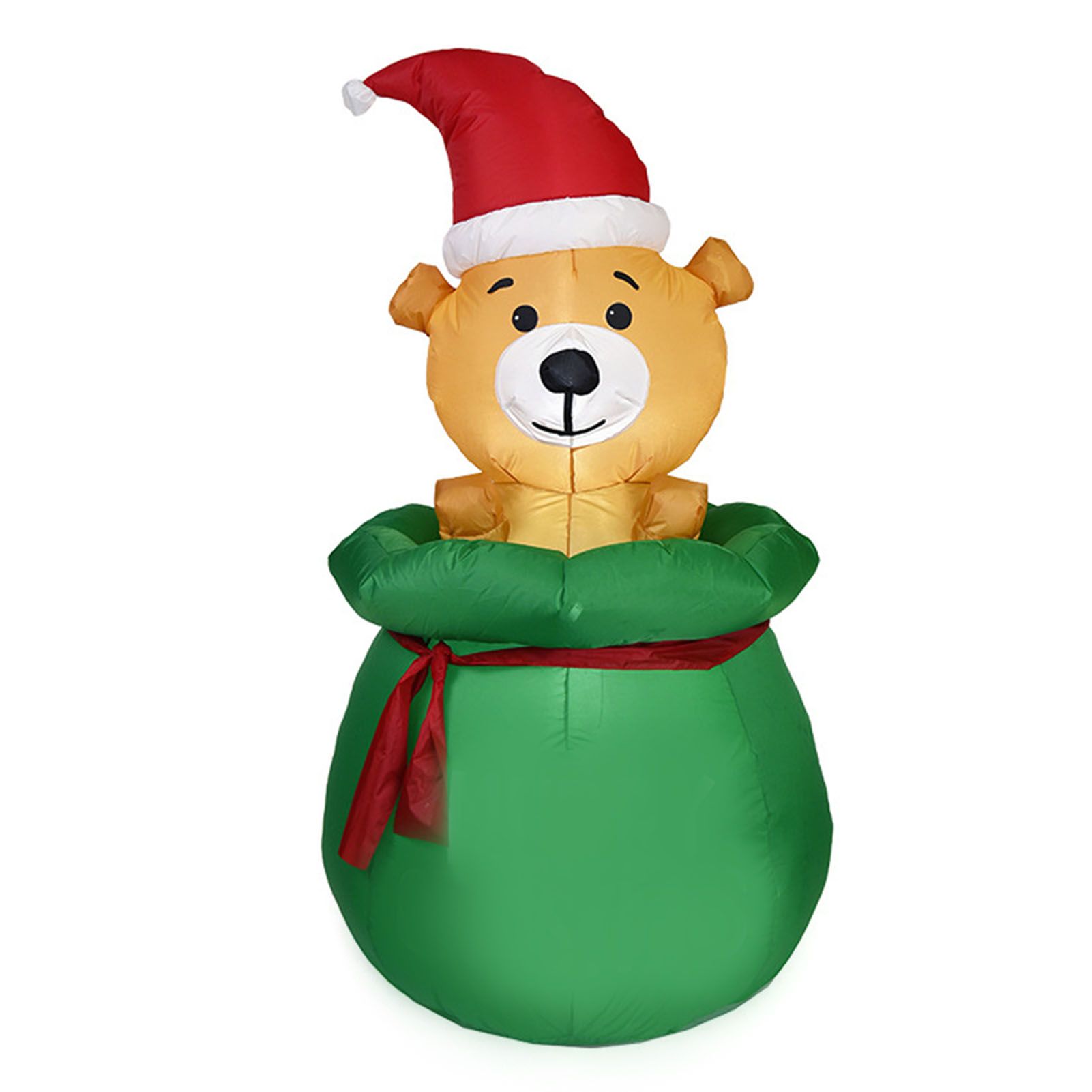 Xmas Inflatable Bear Decoration Outdoor Yard Garden LED Light Luminous Air Model view 4