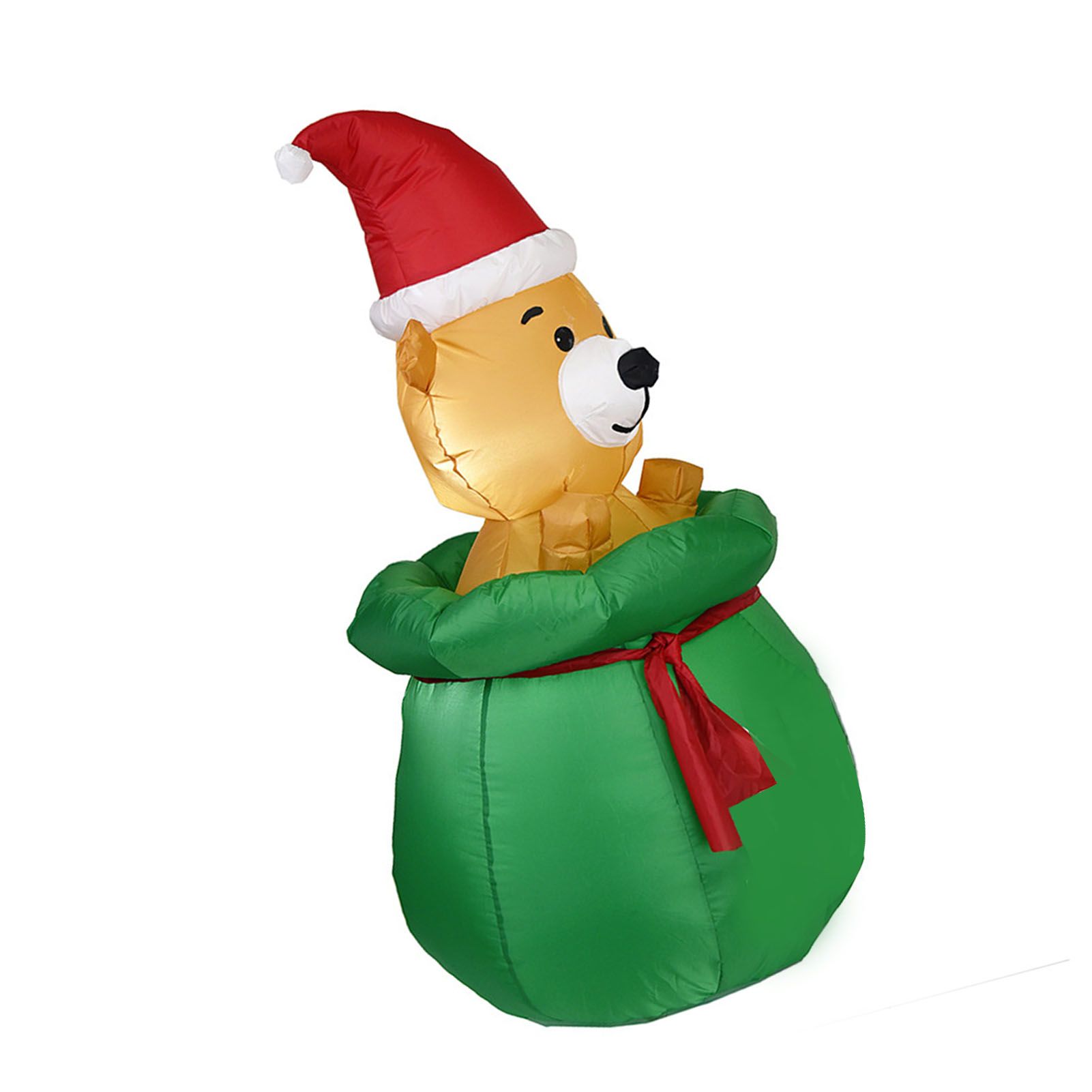 Xmas Inflatable Bear Decoration Outdoor Yard Garden LED Light Luminous Air Model view 6