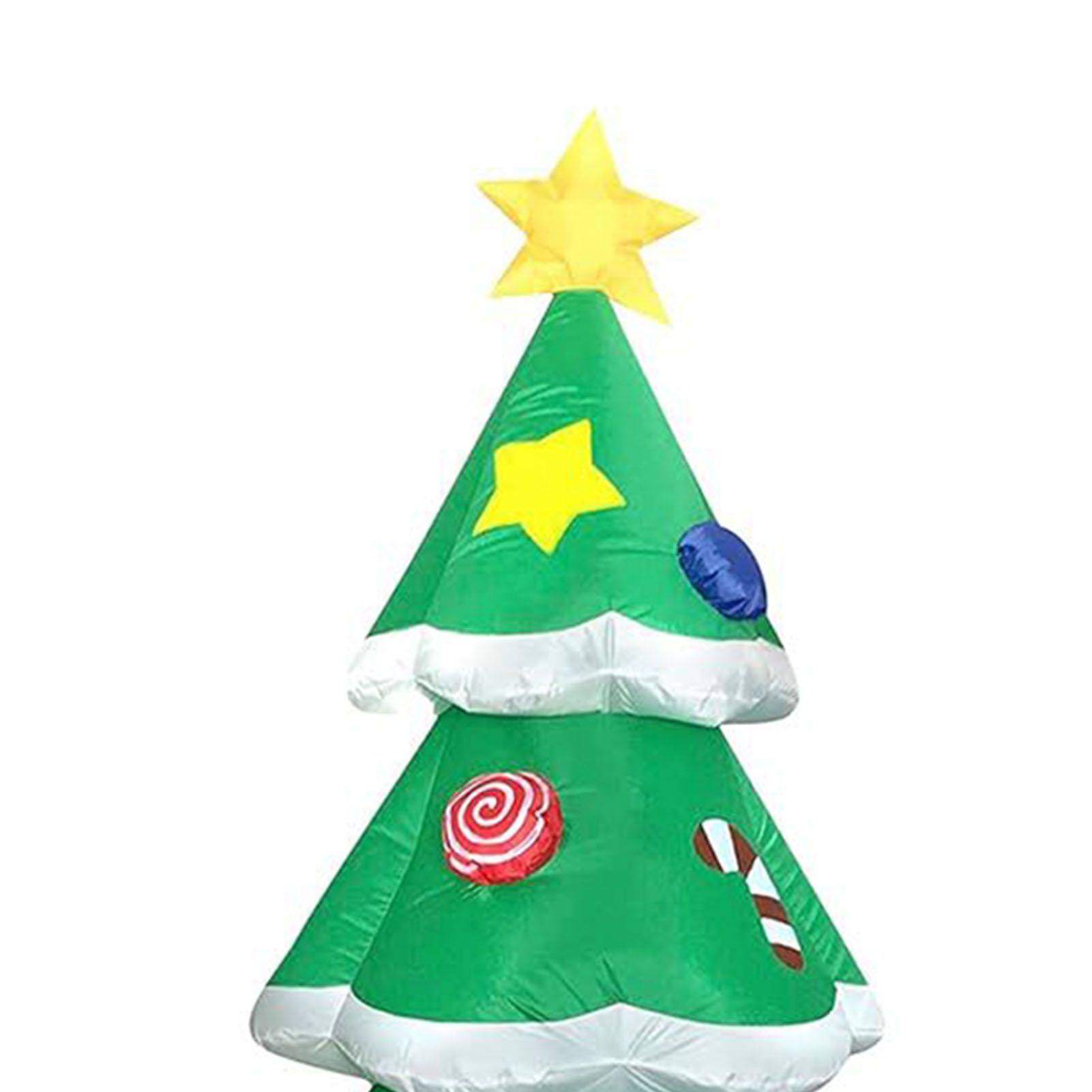 Inflatable Xmas Tree with LED Light Quick Inflation Soft Warm Lighting Blow Up view 2