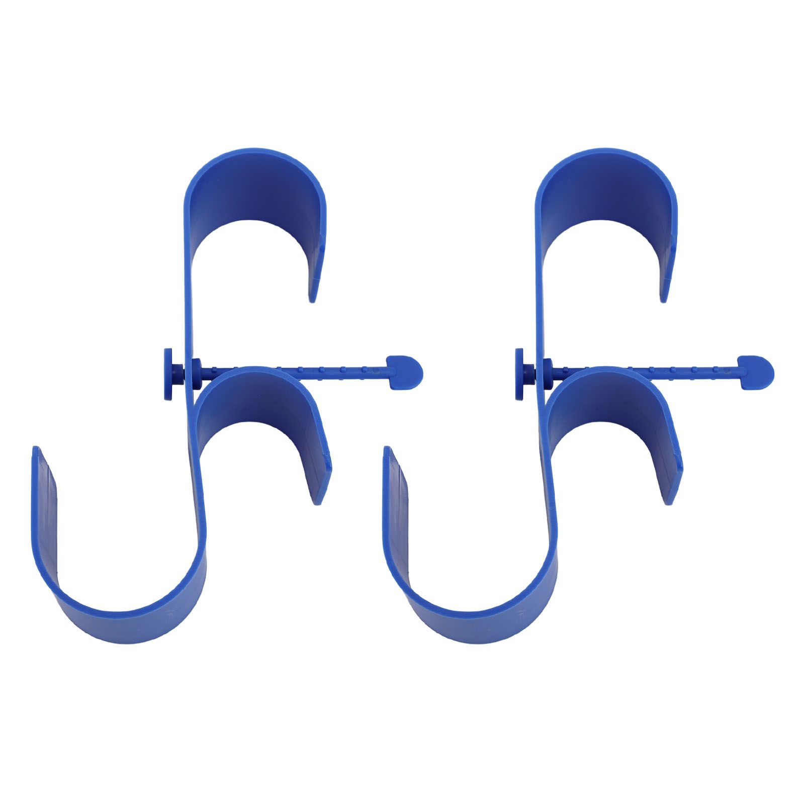 2PCS Pool Fence Hooks Swimming Pool Pole Hanger Multifunctional Wall Pool Tool