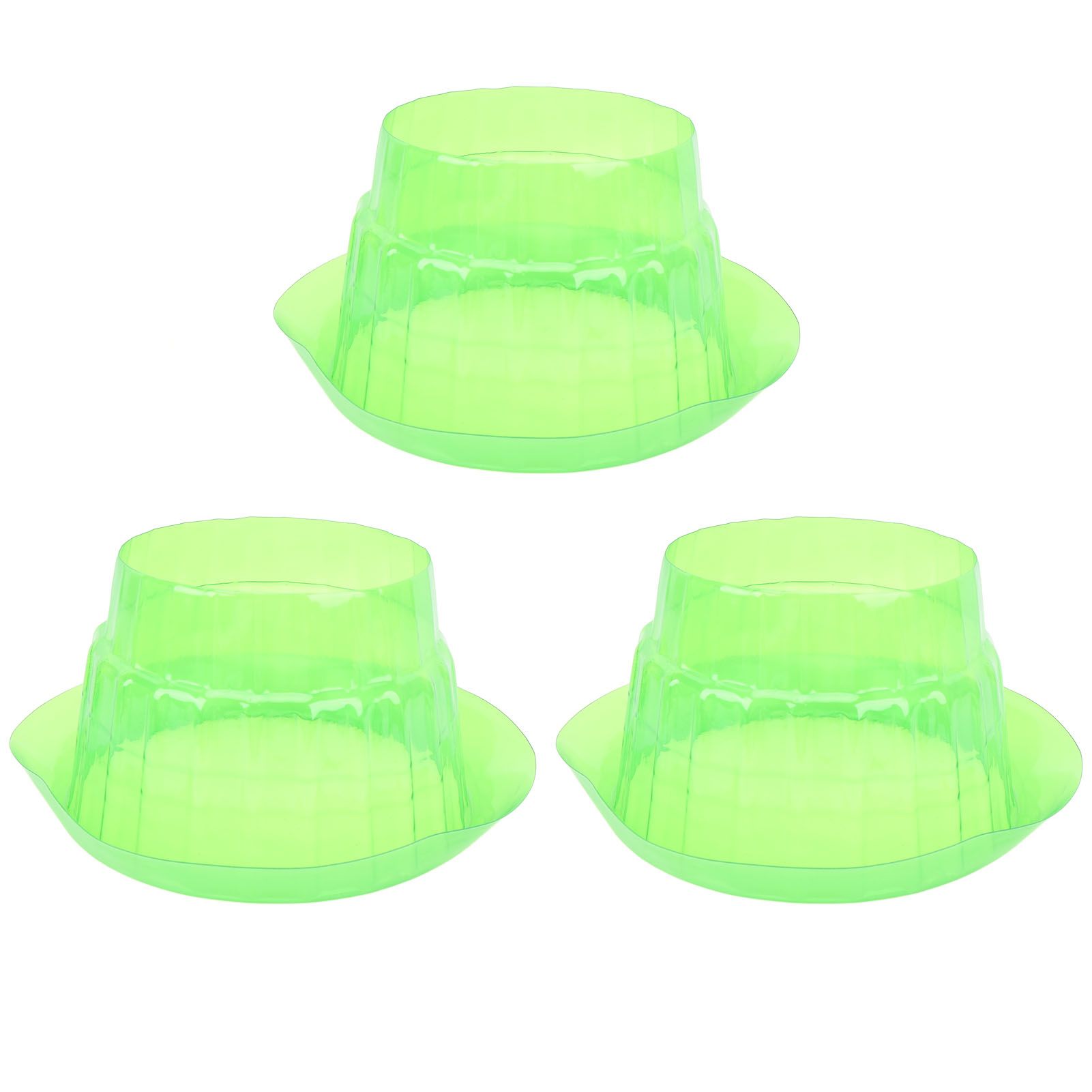10Pcs Slug Collars PP Green Transparent Slug Snail Protective Collar Garden