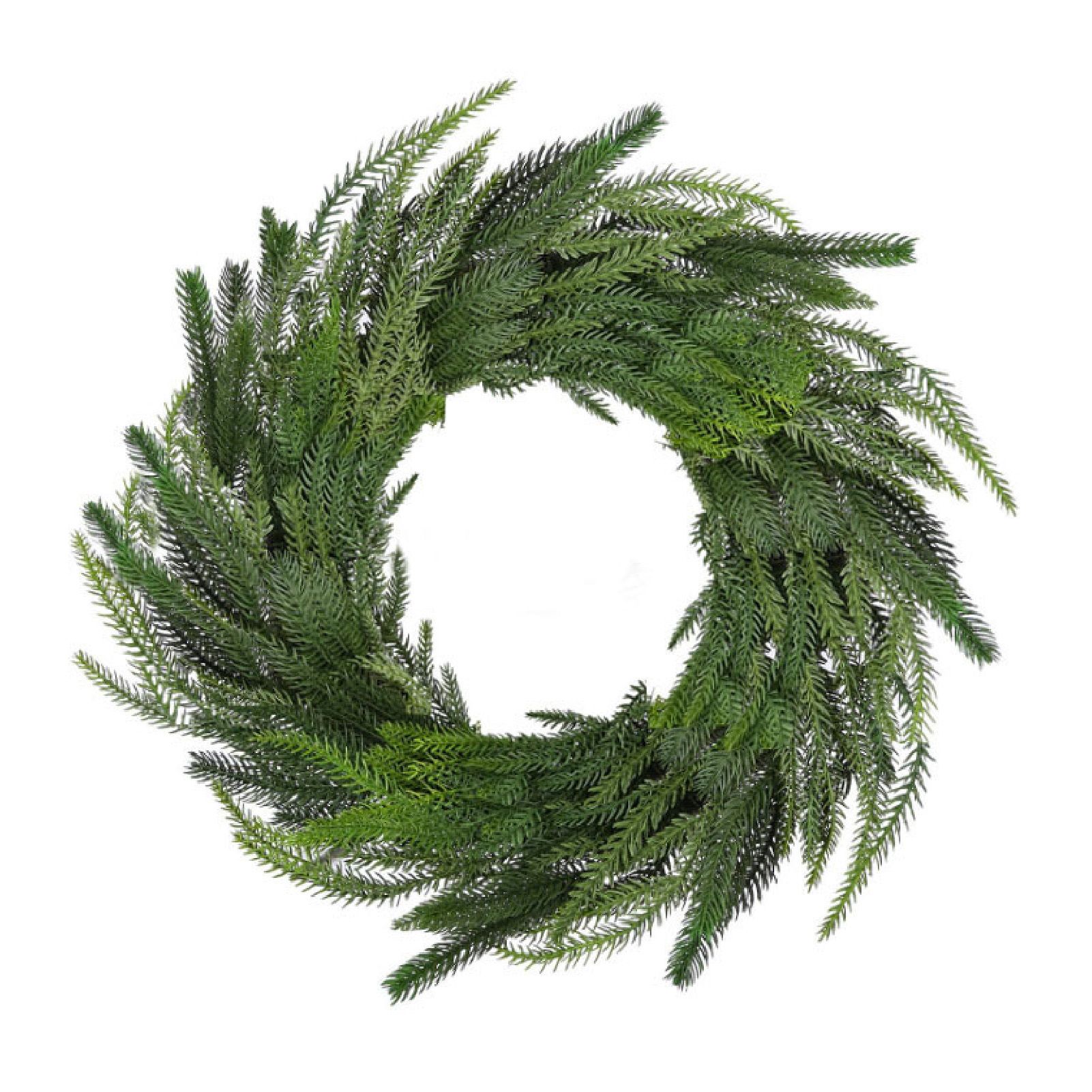 Artificial Pine Needle Rattan Xmas Decor Simulation Feel Soft Plastic Indoor view 3