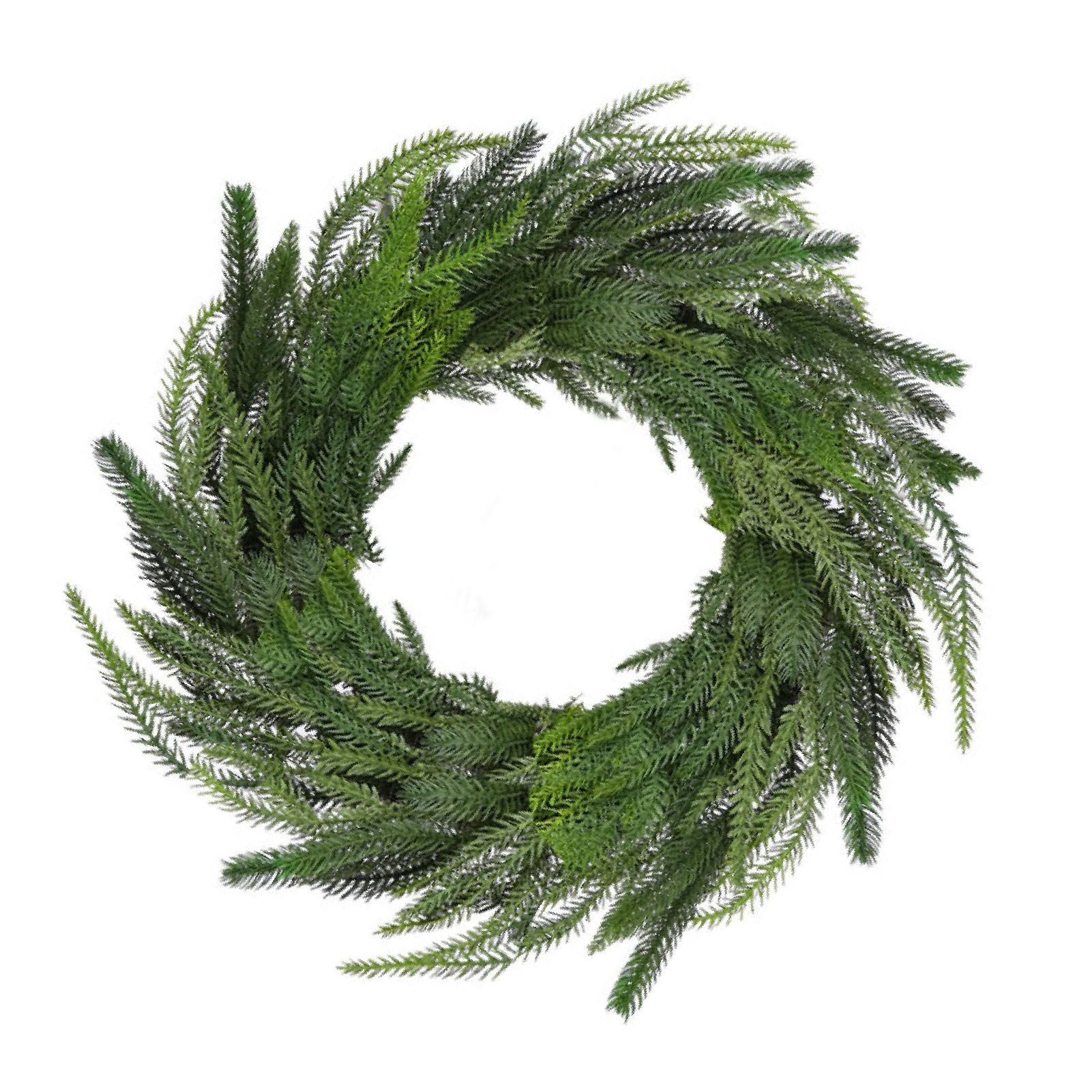 Artificial Pine Needle Rattan Xmas Decor Simulation Feel Soft Plastic Indoor view 4