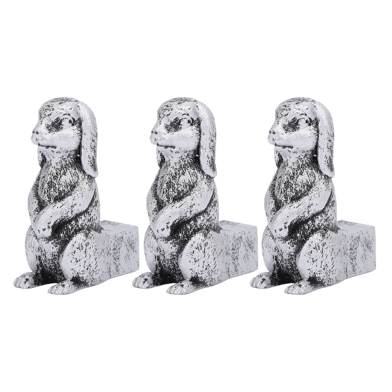 3PCS Flower Pot Decorative Feet Resin Animal Statue Plant Pot Support Feet
