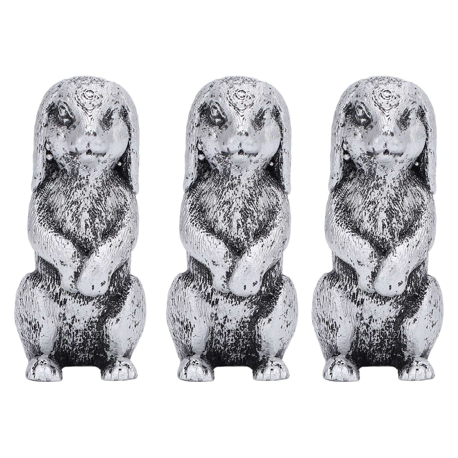 3PCS Flower Pot Decorative Feet Resin Animal Statue Plant Pot Support Feet view 4